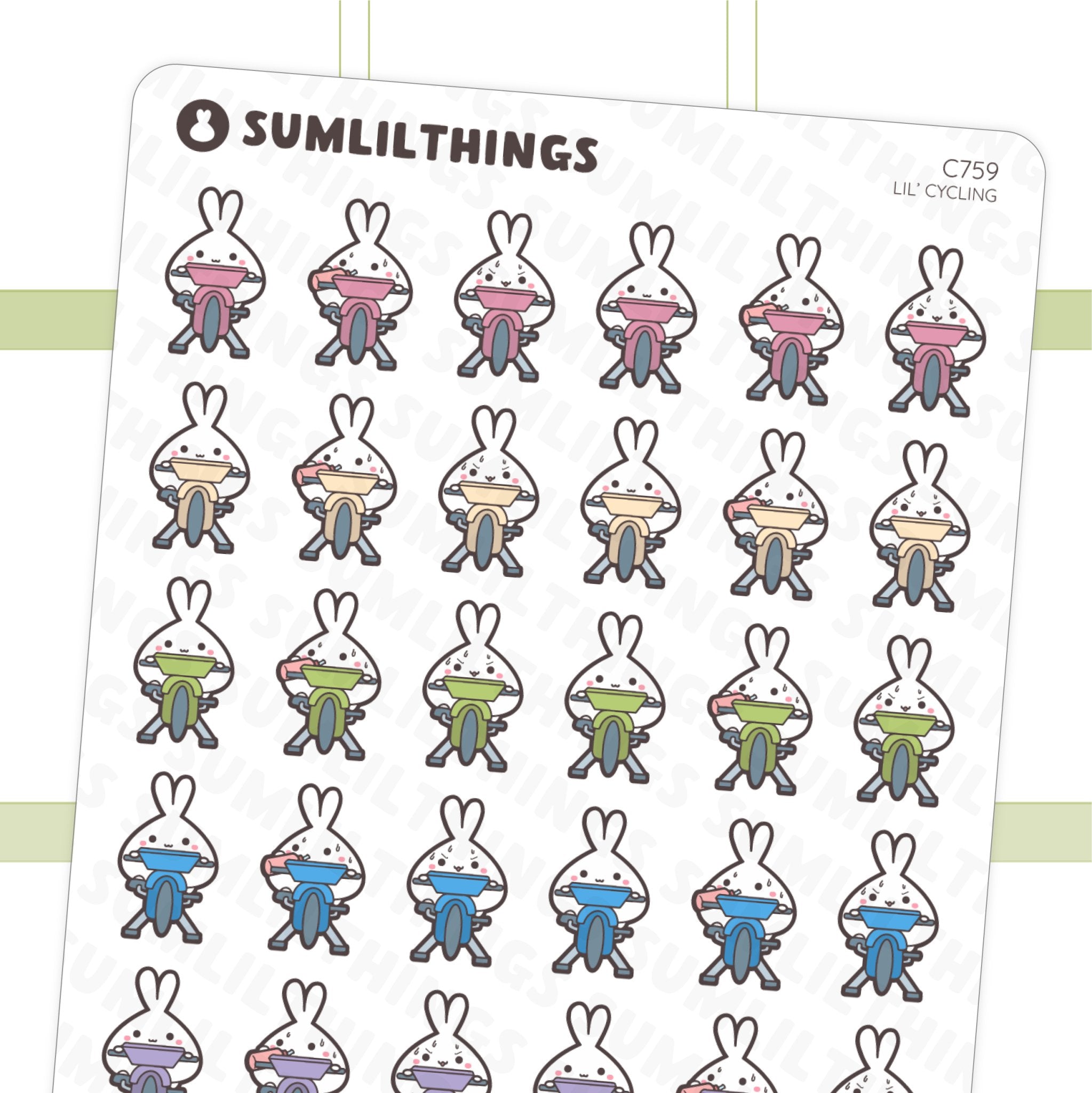 Lil’ Cycling Stickers - SumLilThings