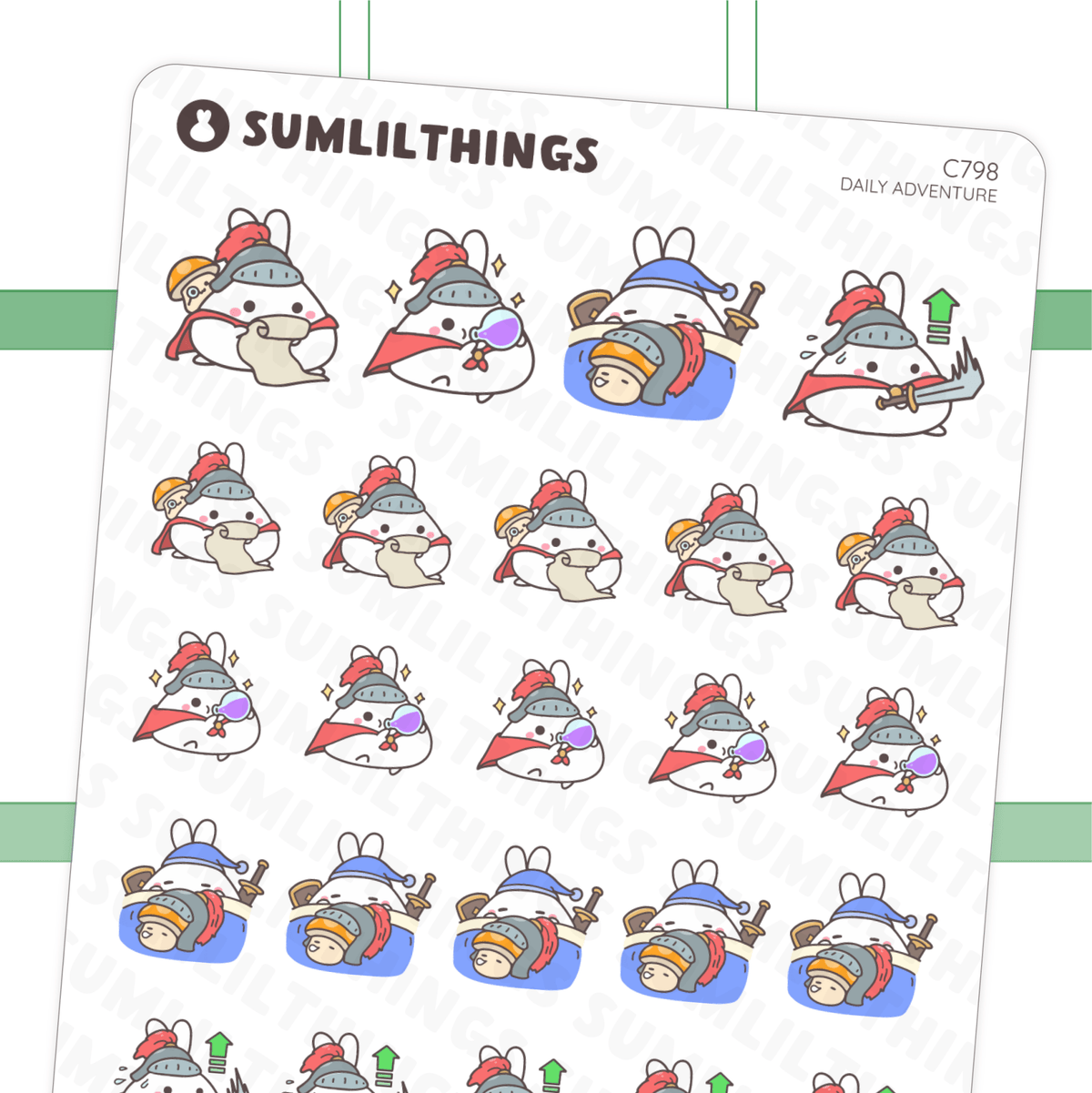 Lil' Daily Adventure Stickers - SumLilThings
