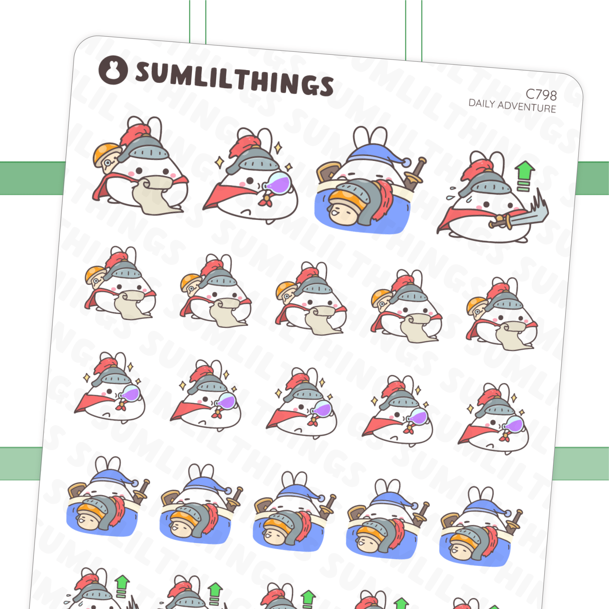 Lil' Daily Adventure Stickers - SumLilThings