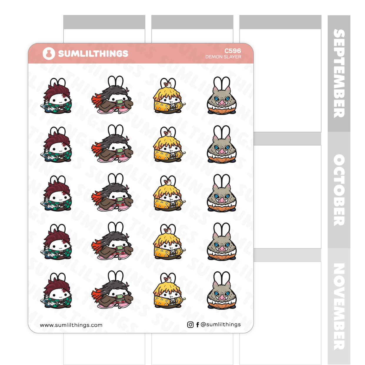 Lil' Demon Slayer Stickers - SumLilThings
