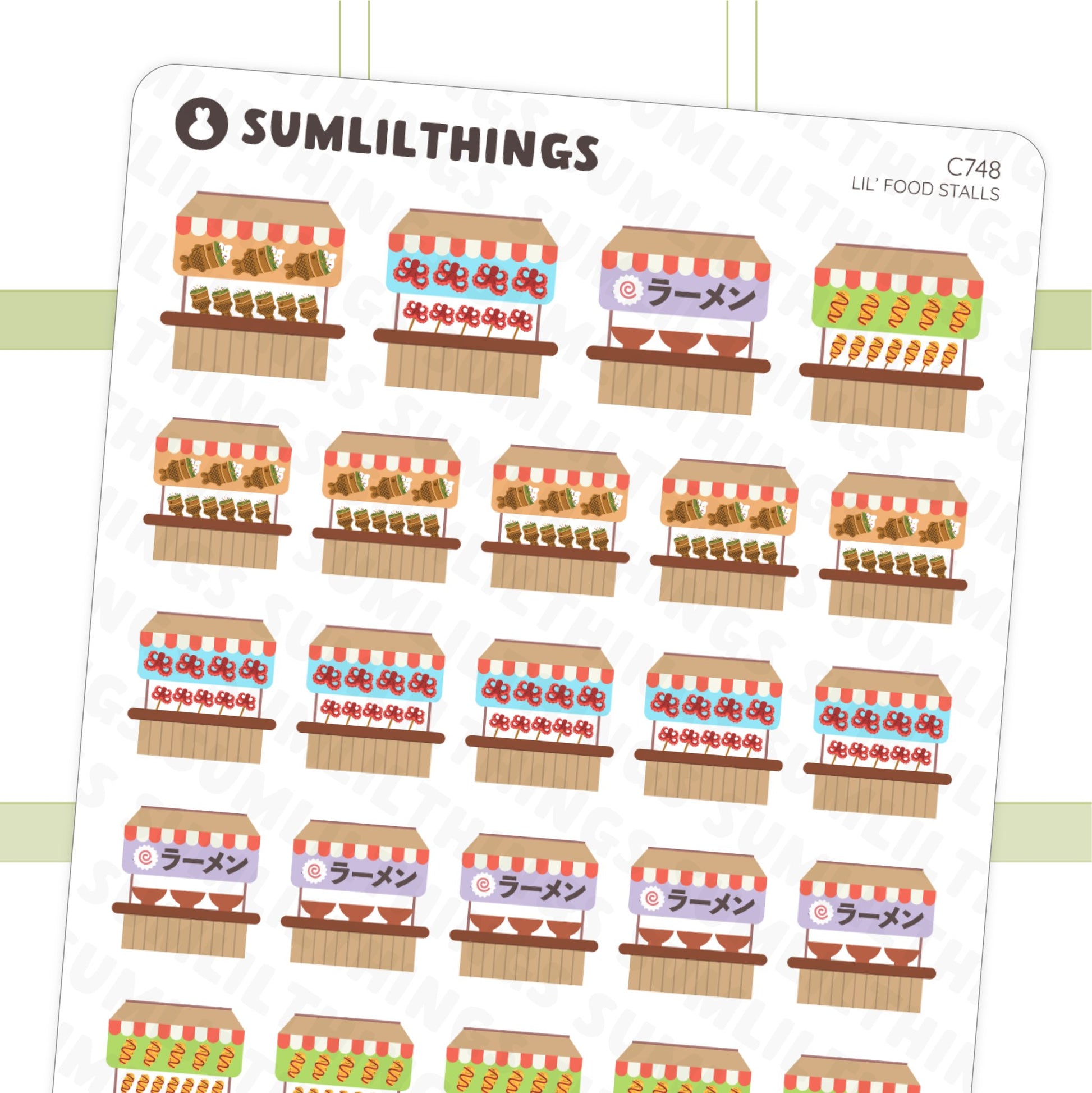 Lil' Food Stalls - SumLilThings