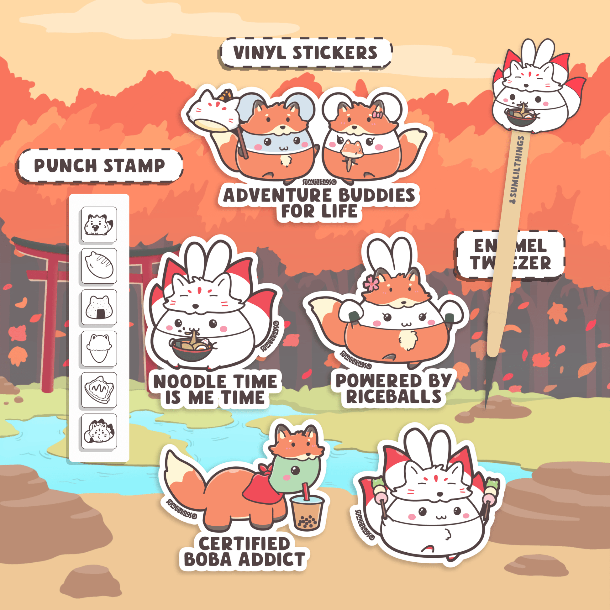 Lil' Fox Festival Booster Pack (7 Items) - 20% OFF - SumLilThings