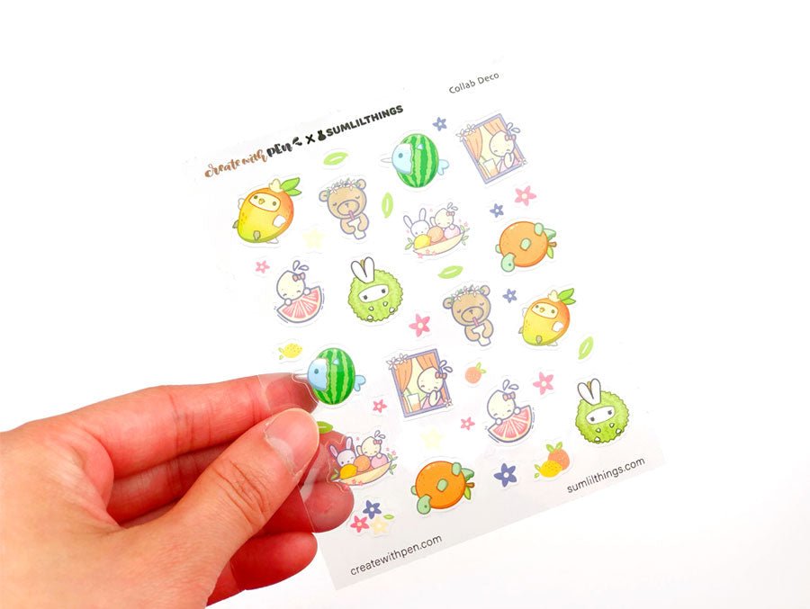 Lil' Fruits SLT x CWP - Transparent Stickers - SumLilThings