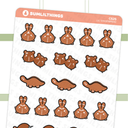 Lil' Gingerbread Stickers - SumLilThings