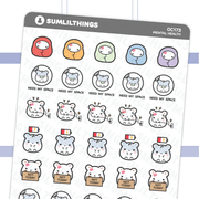 Lil' Hamster Mental Health Stickers - SumLilThings