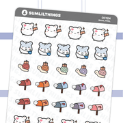 Lil' Hamster Snail Mail Stickers - SumLilThings