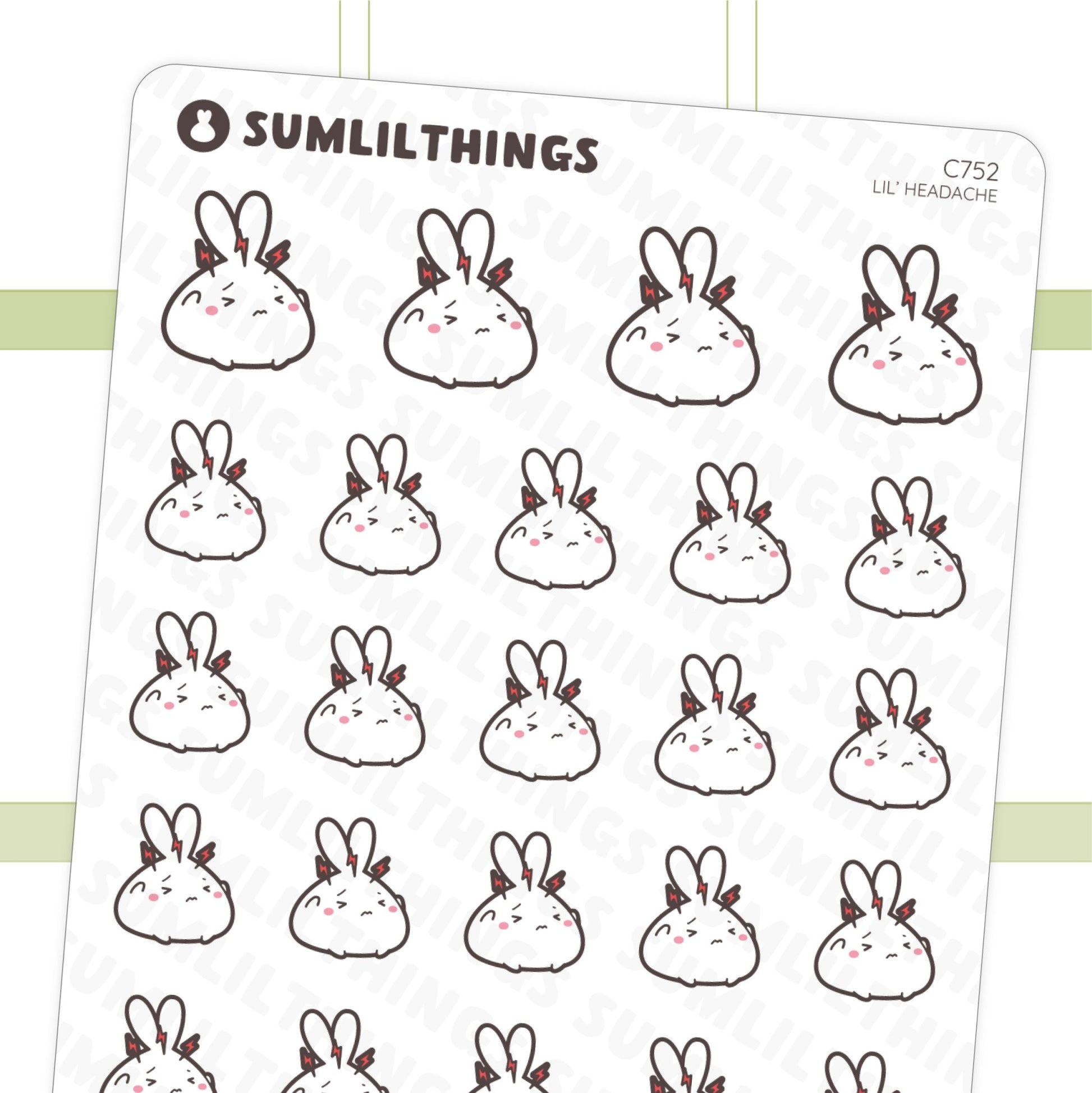 Lil’ Headache Stickers - SumLilThings