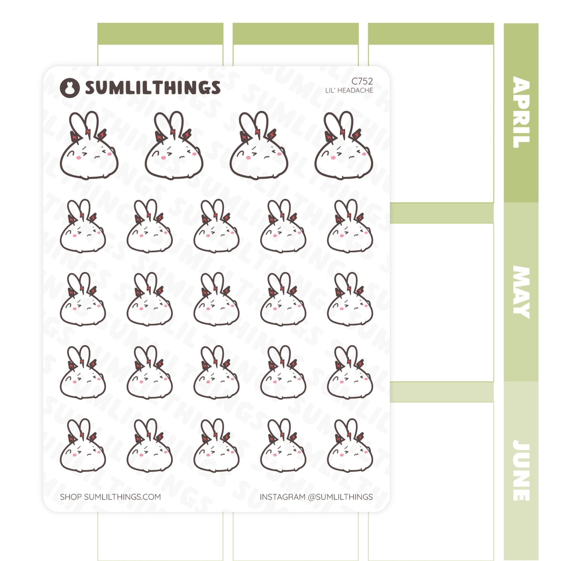 Lil’ Headache Stickers - SumLilThings