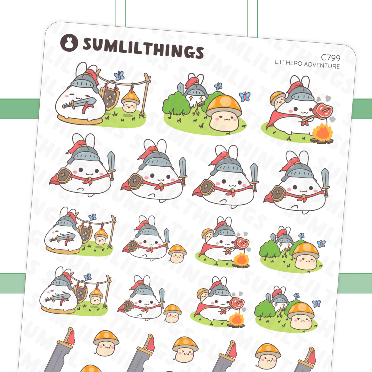 Lil’ Hero Adventure Stickers - SumLilThings