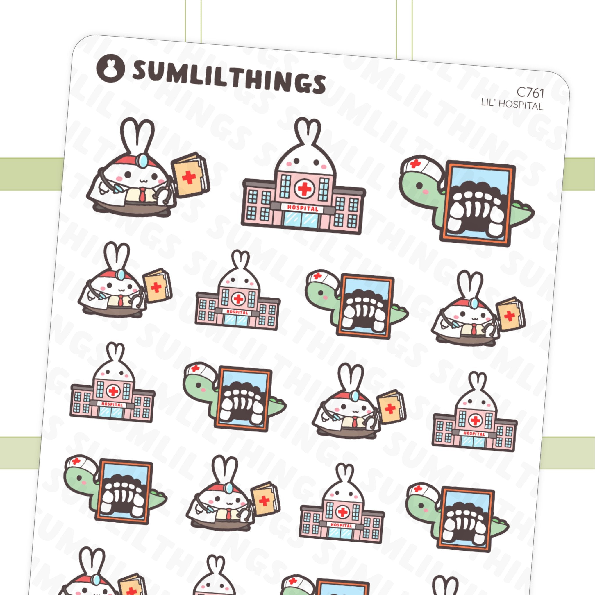 Lil’ Hospital Stickers - SumLilThings