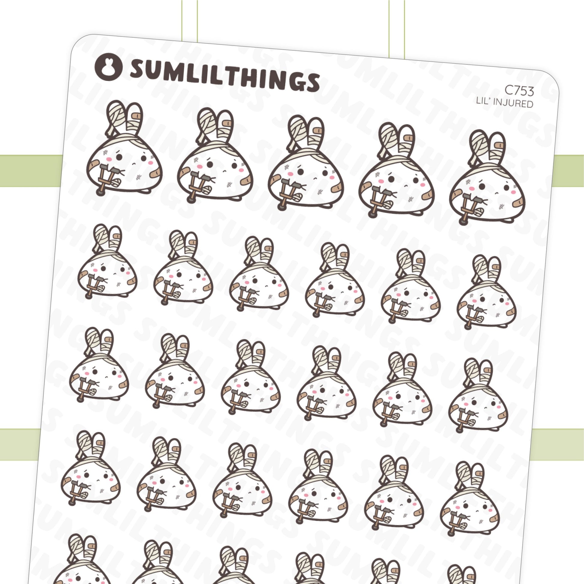 Lil’ Injured Stickers - SumLilThings