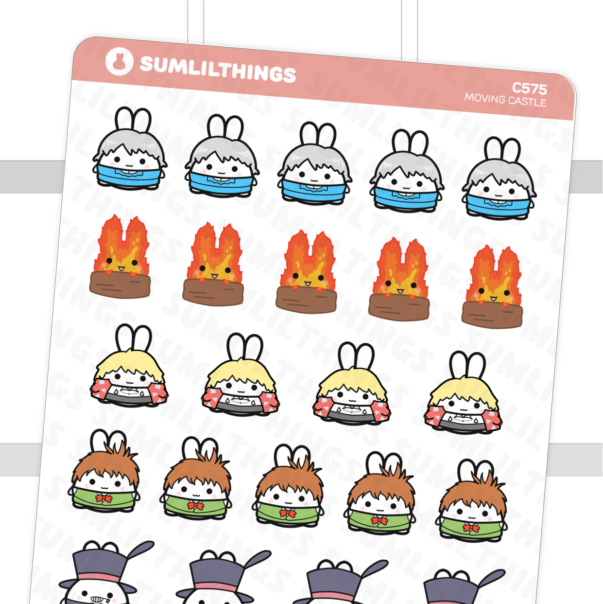 Lil' Moving Castle Stickers - SumLilThings