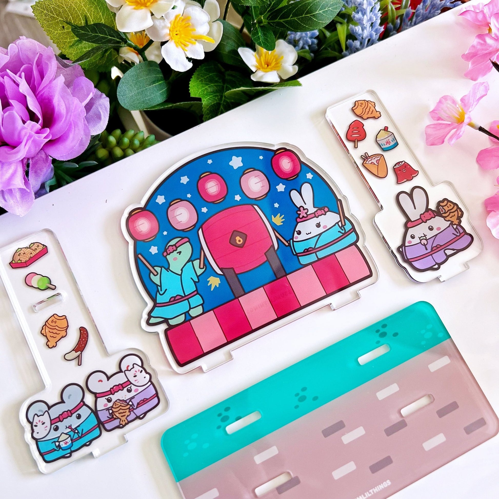 Lil' Night Market Washi Tower® & Pen Holder - SumLilThings