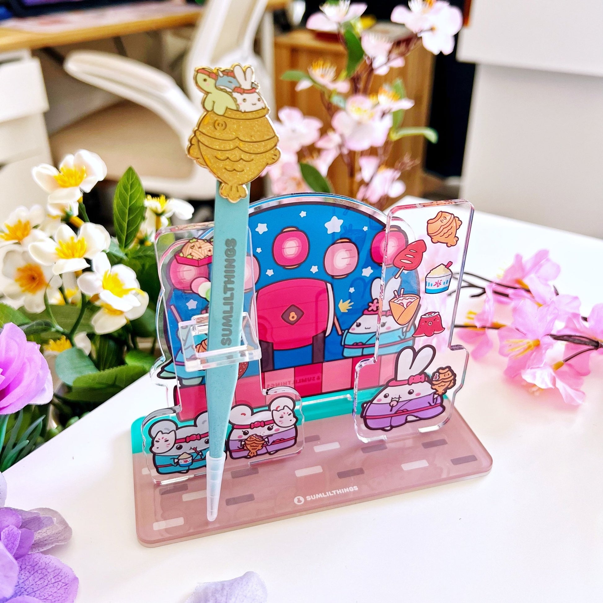 Lil' Night Market Washi Tower® & Pen Holder - SumLilThings