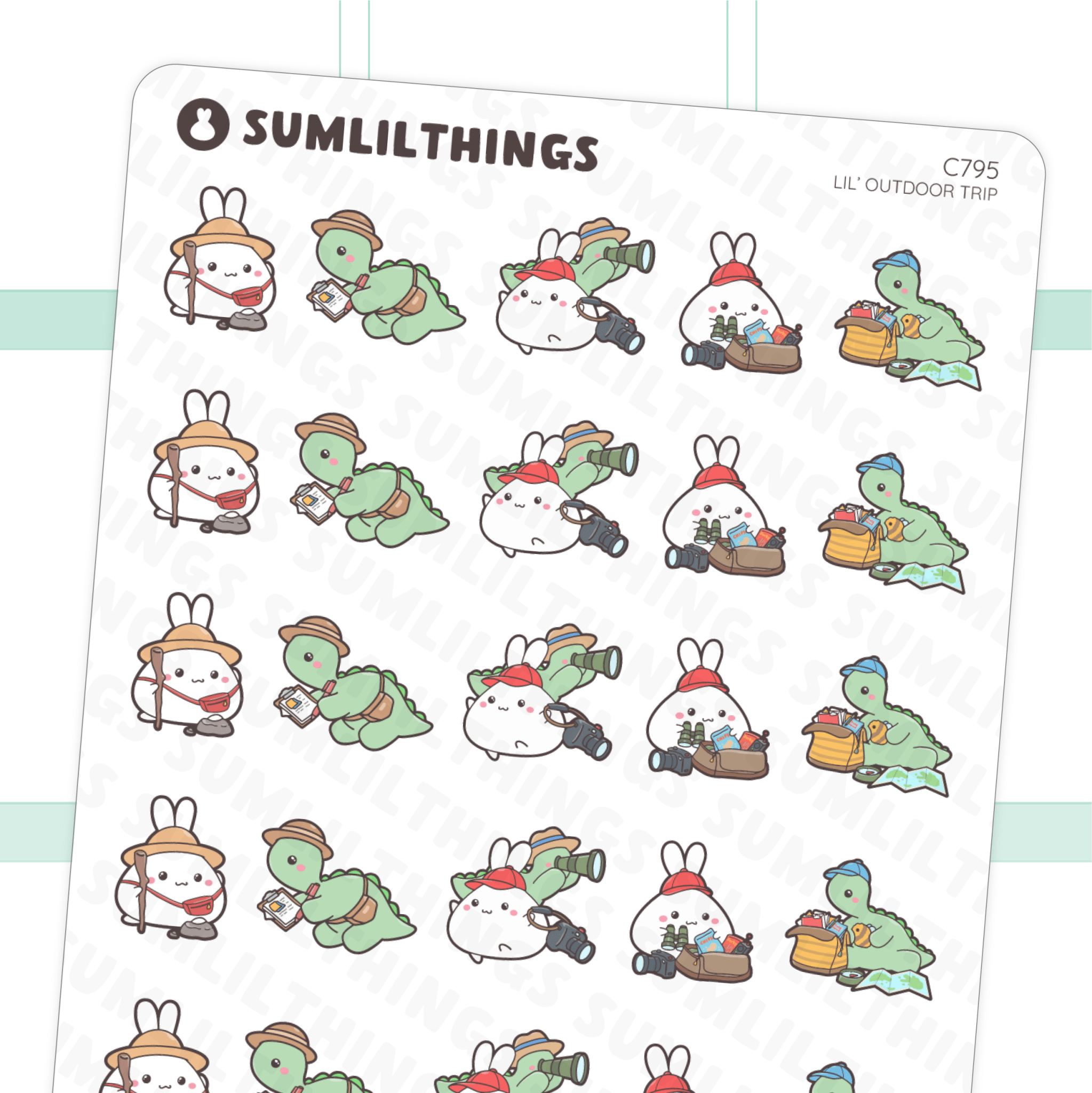 Lil’ Outdoor Trip Stickers - SumLilThings