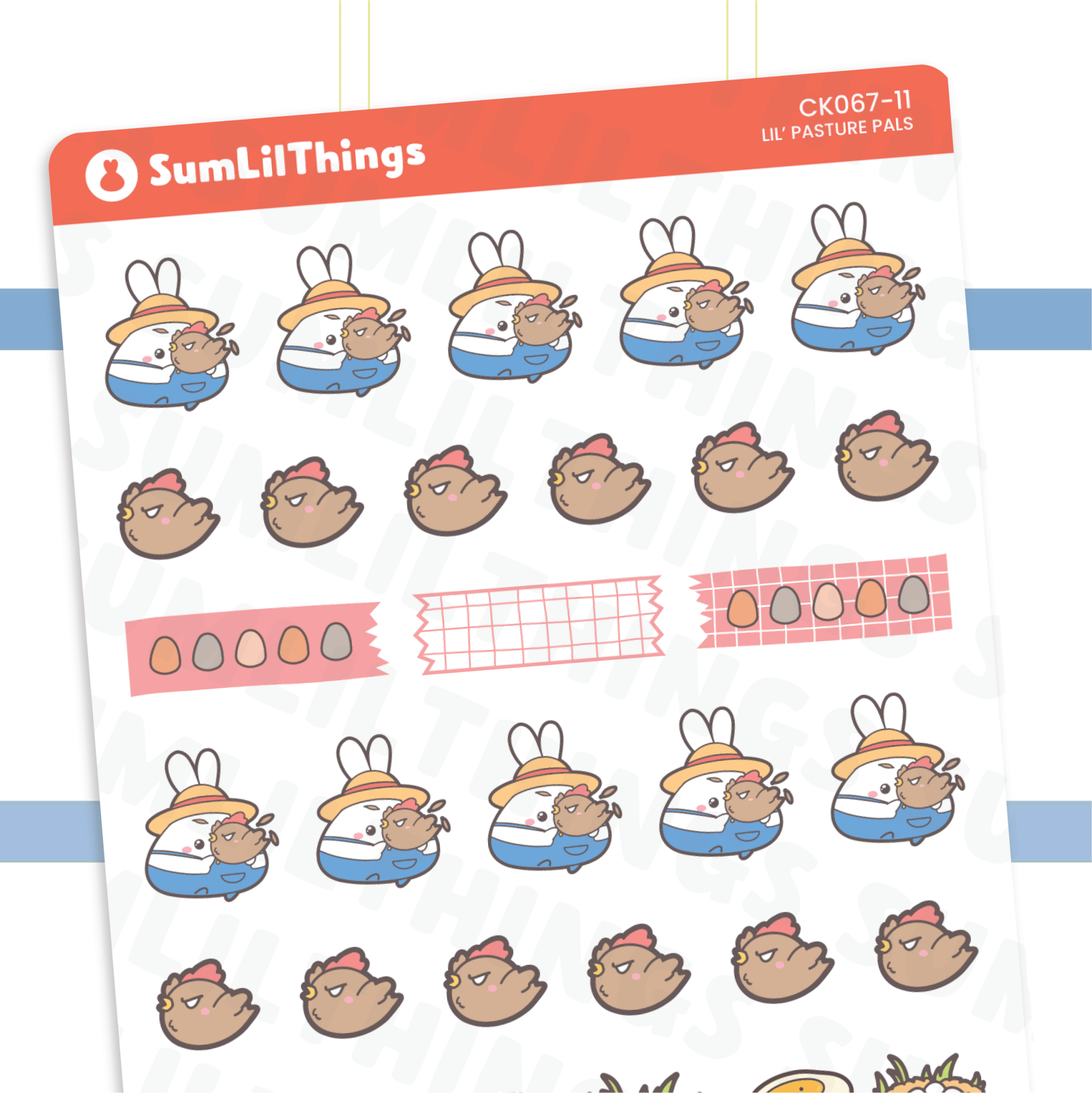 Lil' Pasture Pals - Chicken Stickers - SumLilThings