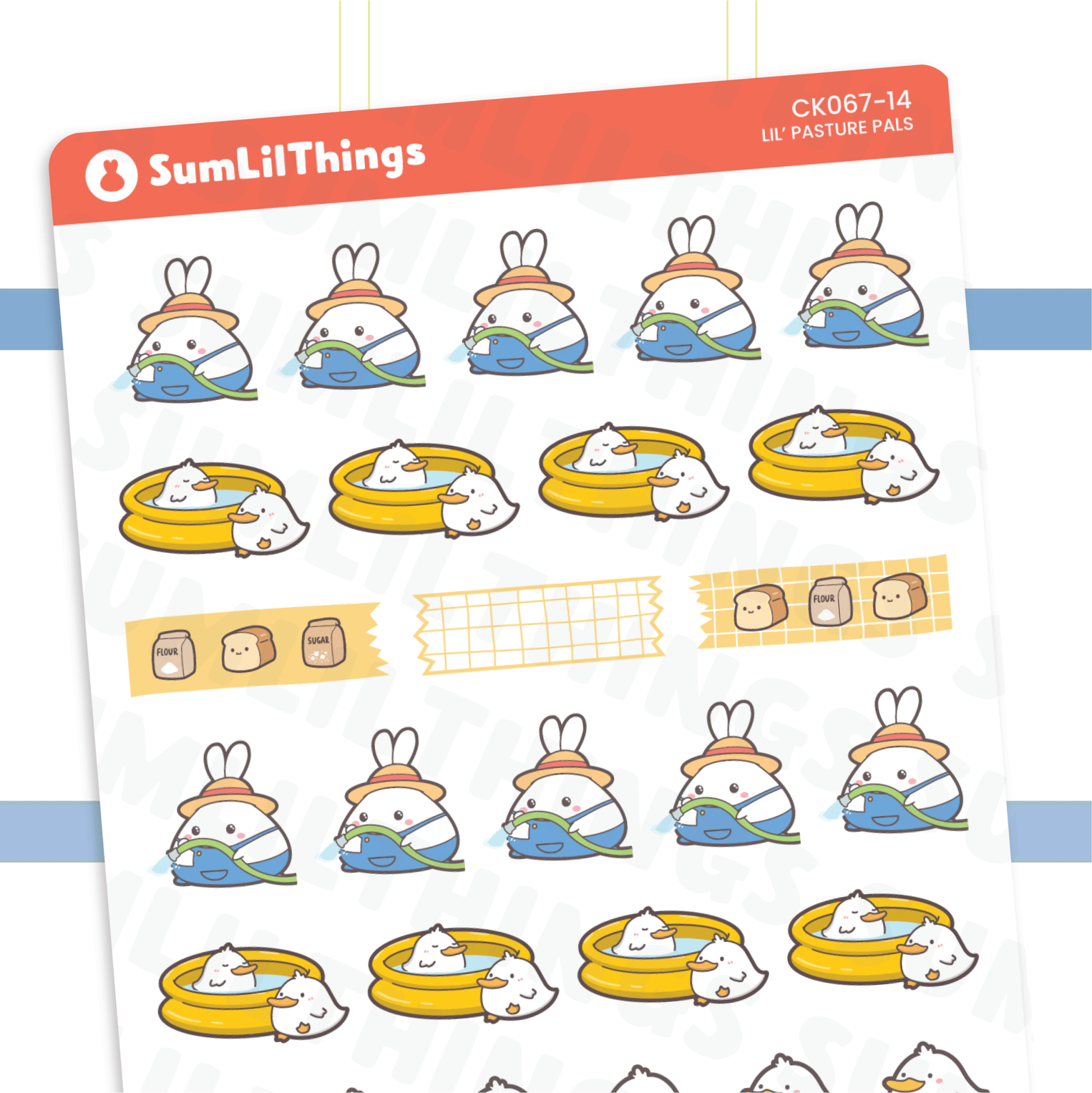 Lil' Pasture Pals - Duck Stickers - SumLilThings