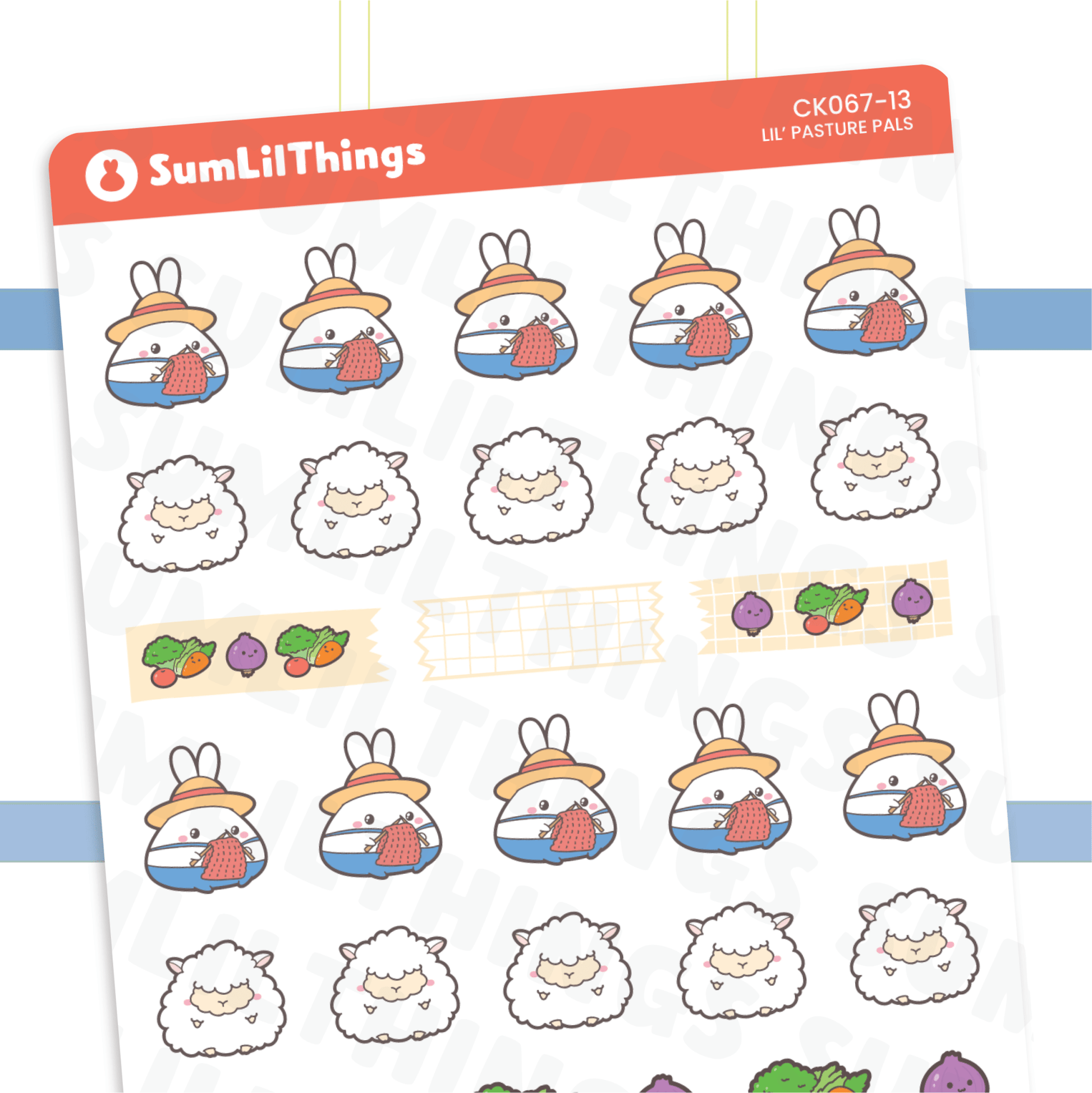 Lil' Pasture Pals - Sheep Stickers - SumLilThings