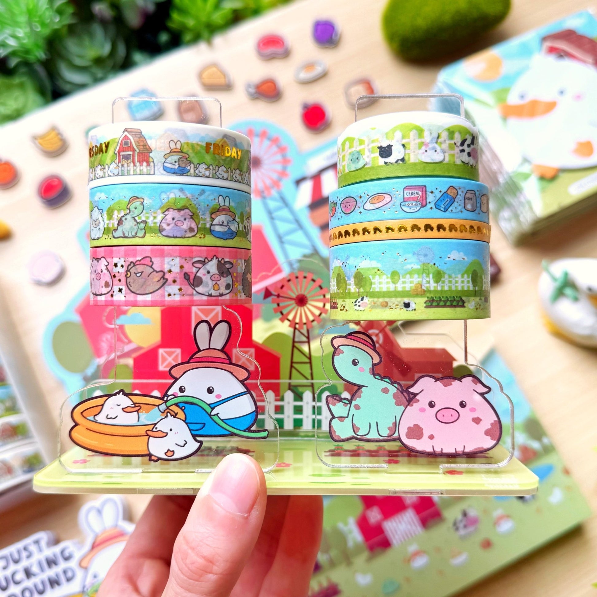 Lil' Pasture Pals Washi Tower® & Notepad Stand - SumLilThings