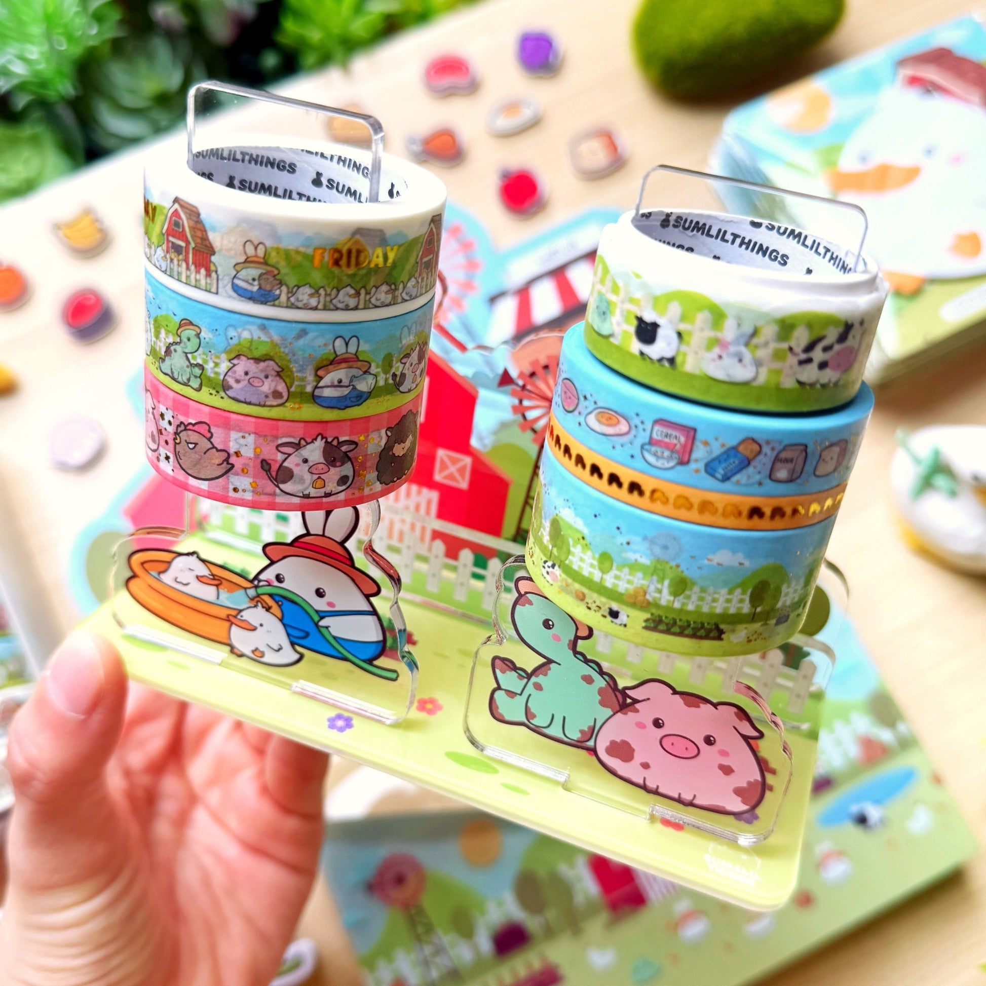 Lil' Pasture Pals Washi Tower® & Notepad Stand - SumLilThings
