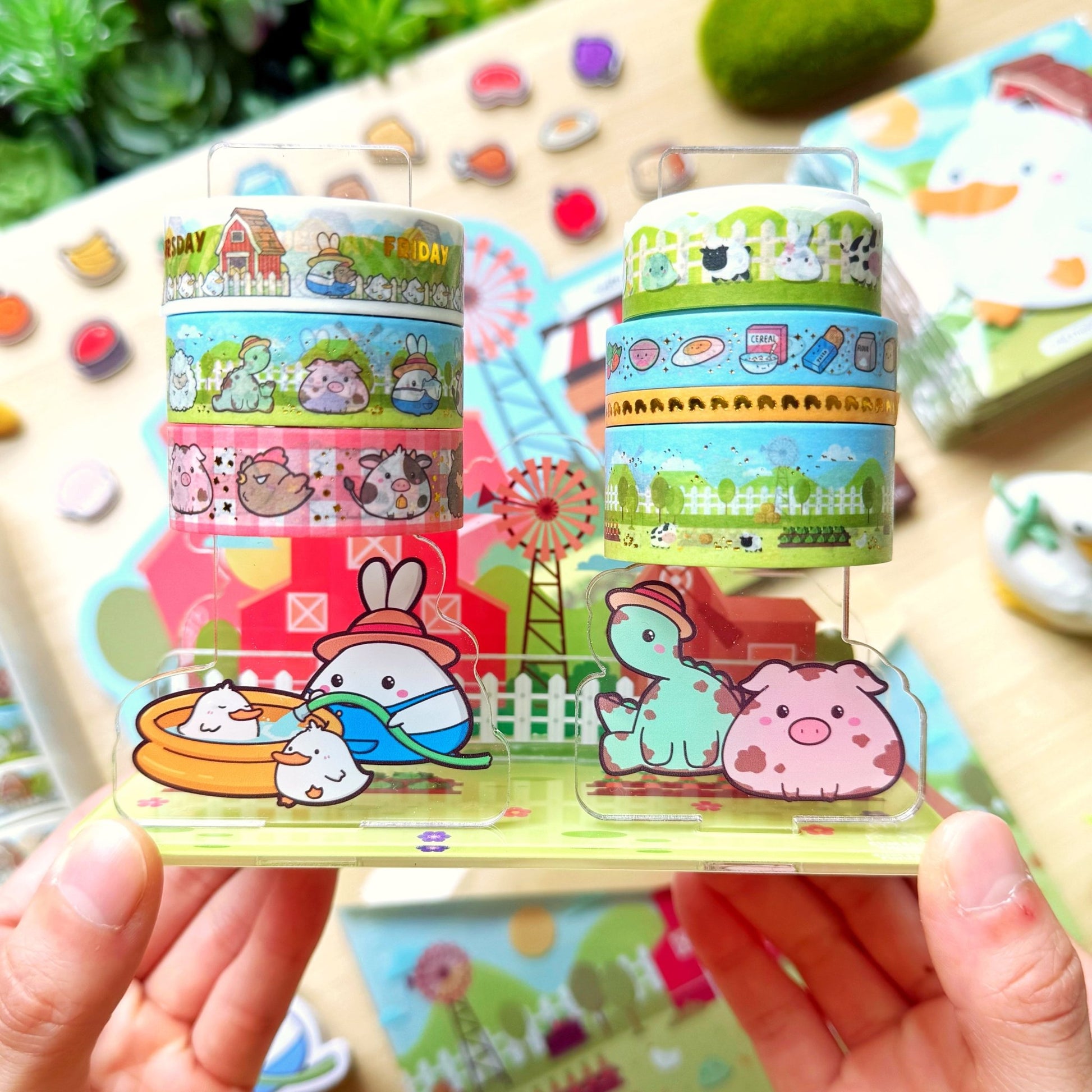 Lil' Pasture Pals Washi Tower® & Notepad Stand - SumLilThings