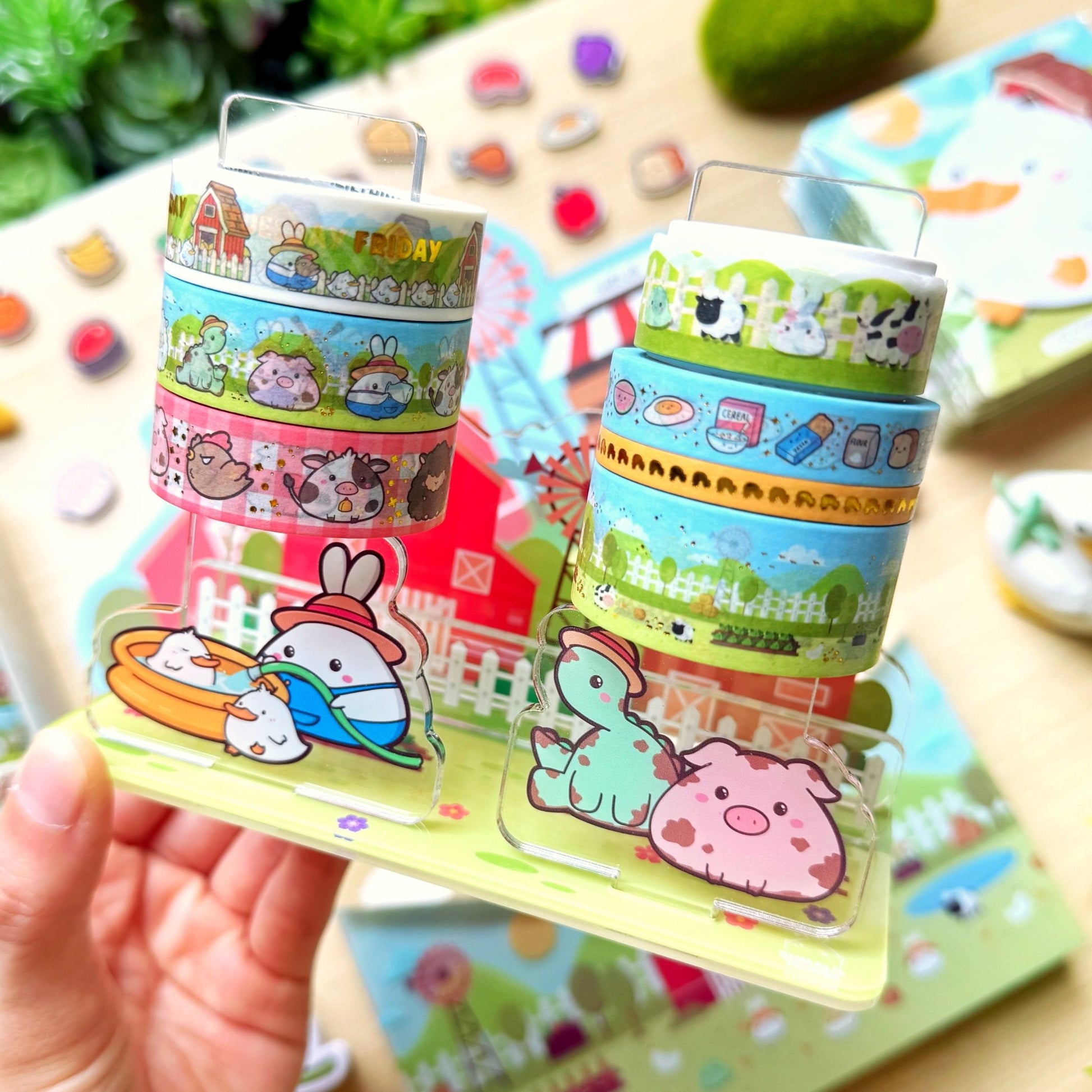 Lil' Pasture Pals Washi Tower® & Notepad Stand - SumLilThings