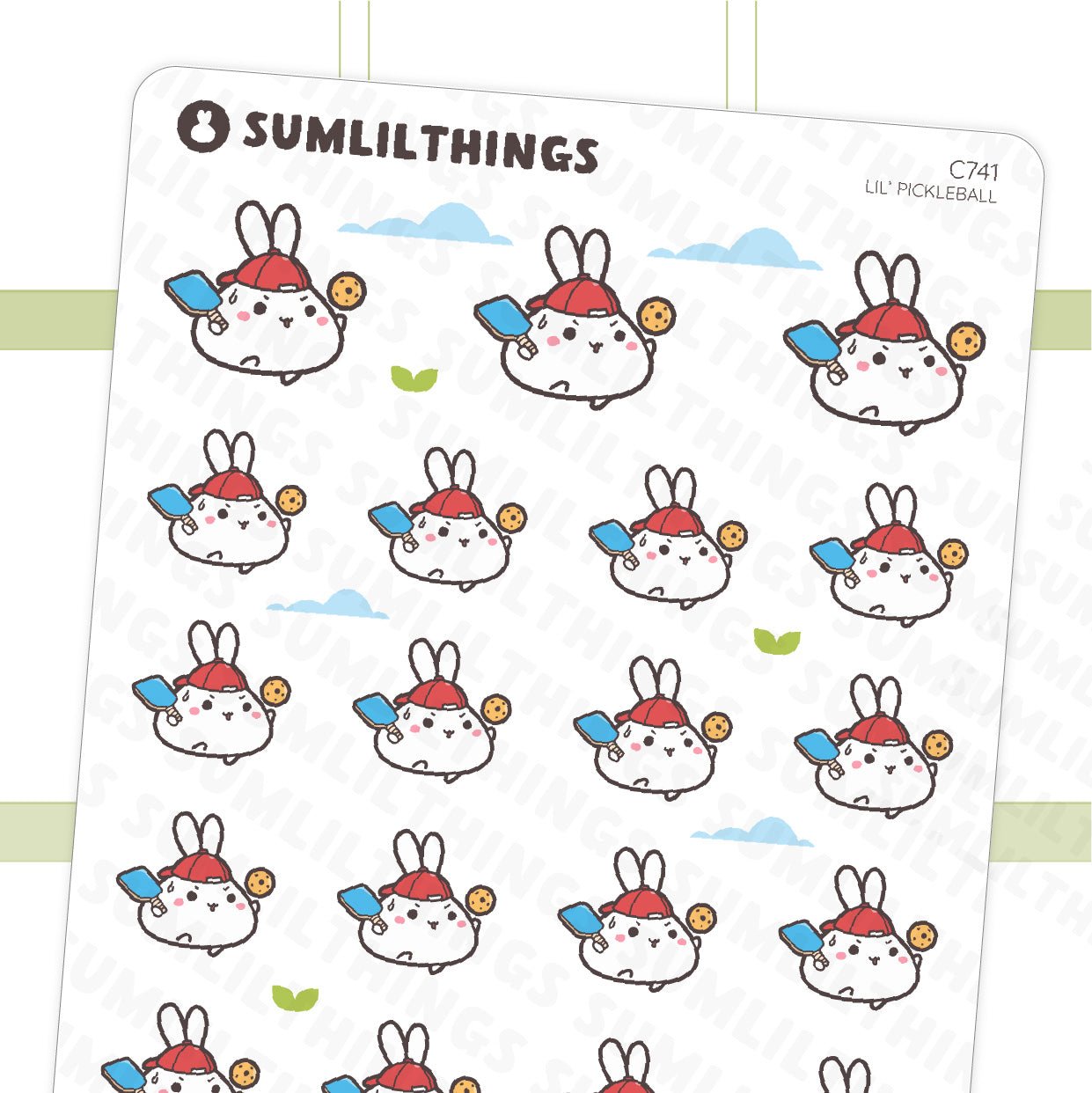 Lil' Pickleball Stickers - SumLilThings