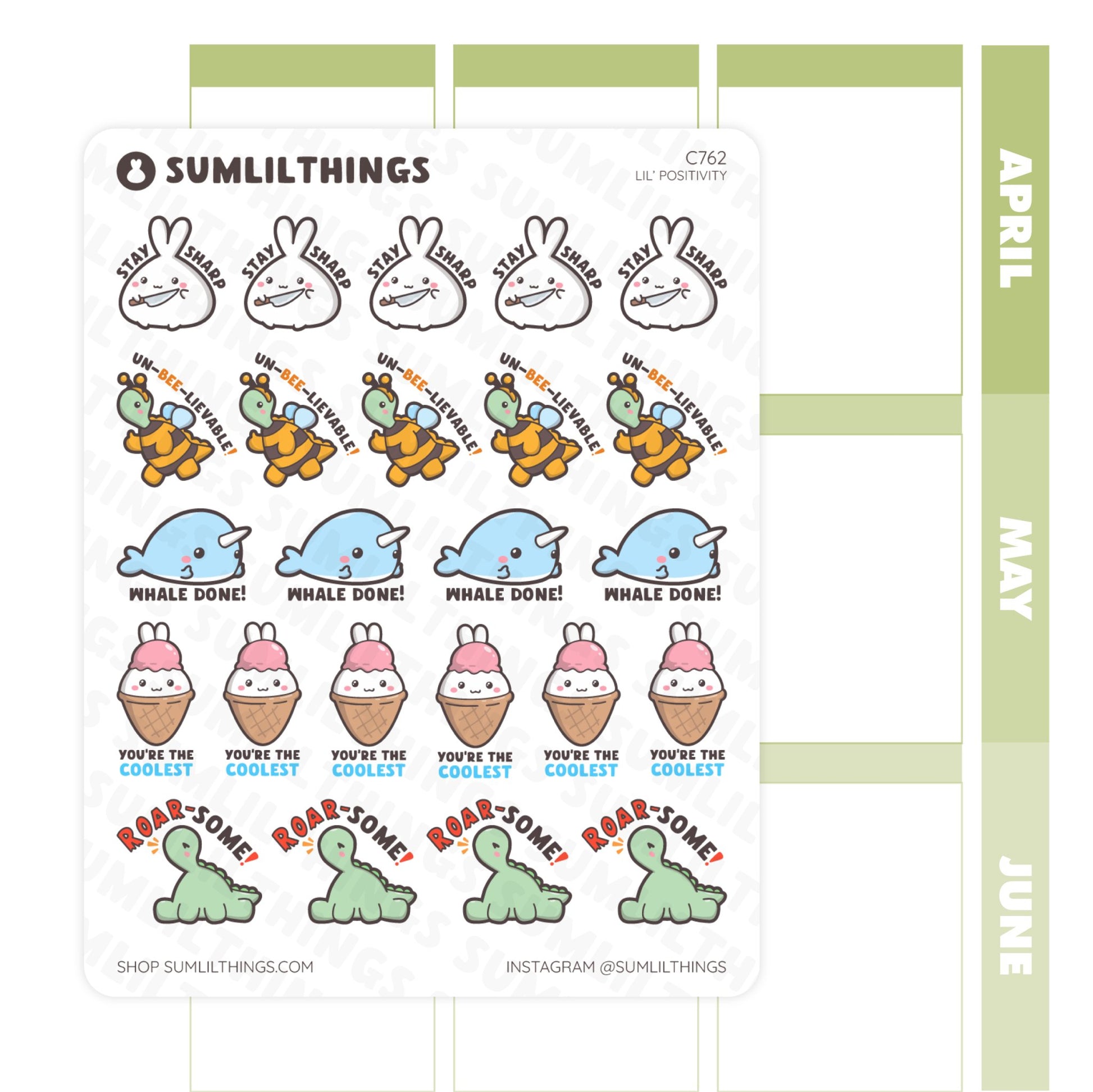 Lil’ Positivity Stickers - SumLilThings