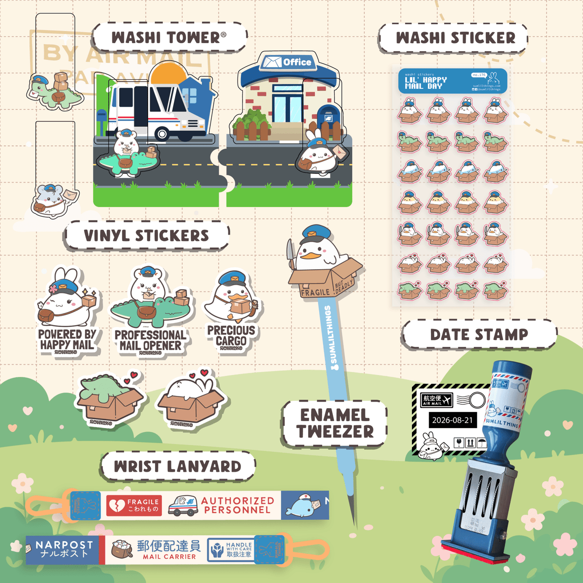 Lil' Postal Pals Booster Pack (11 Items) - 20% OFF - SumLilThings