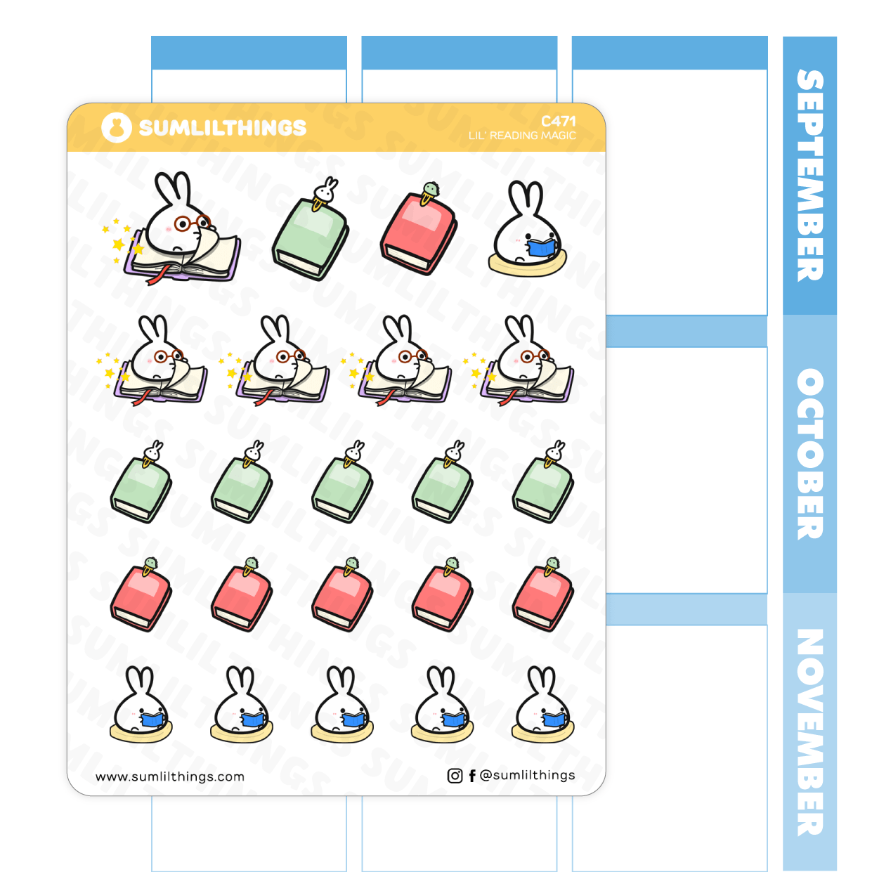 Lil' Reading Magic Stickers - SumLilThings