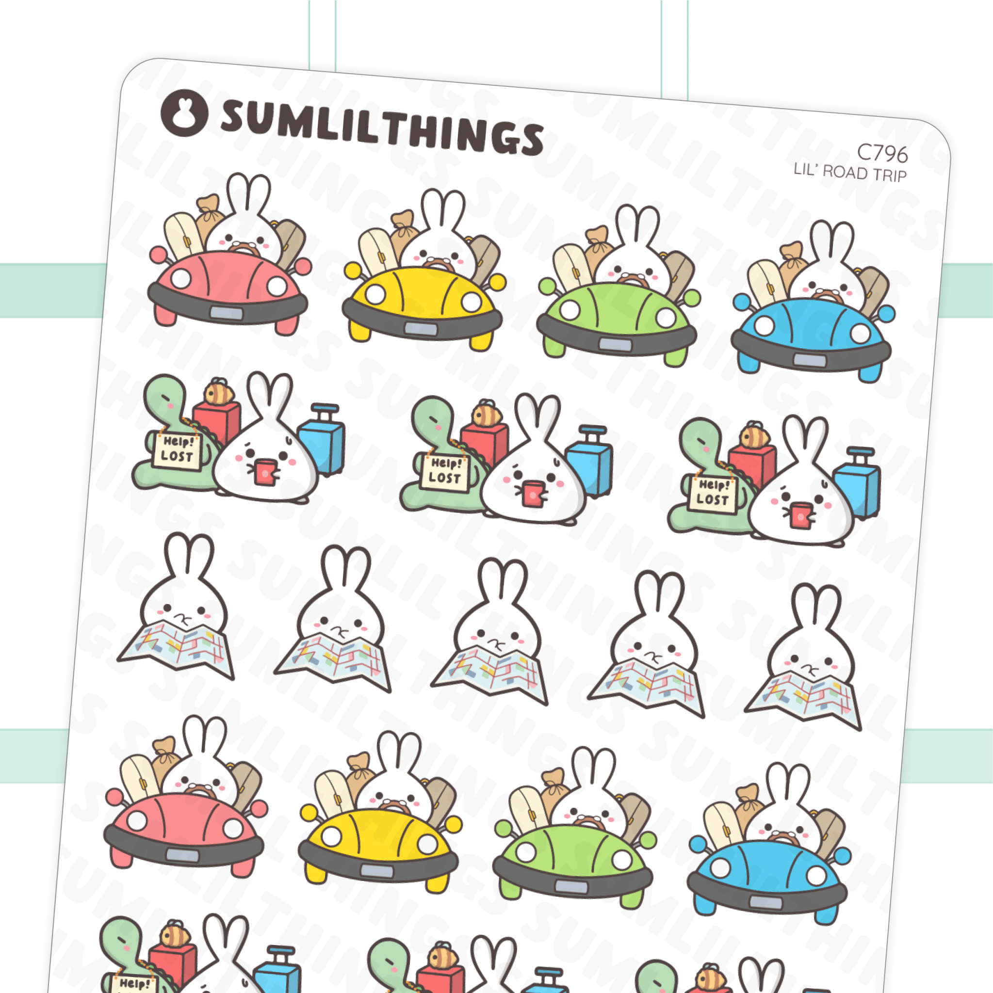 Lil’ Road Trip Stickers - SumLilThings