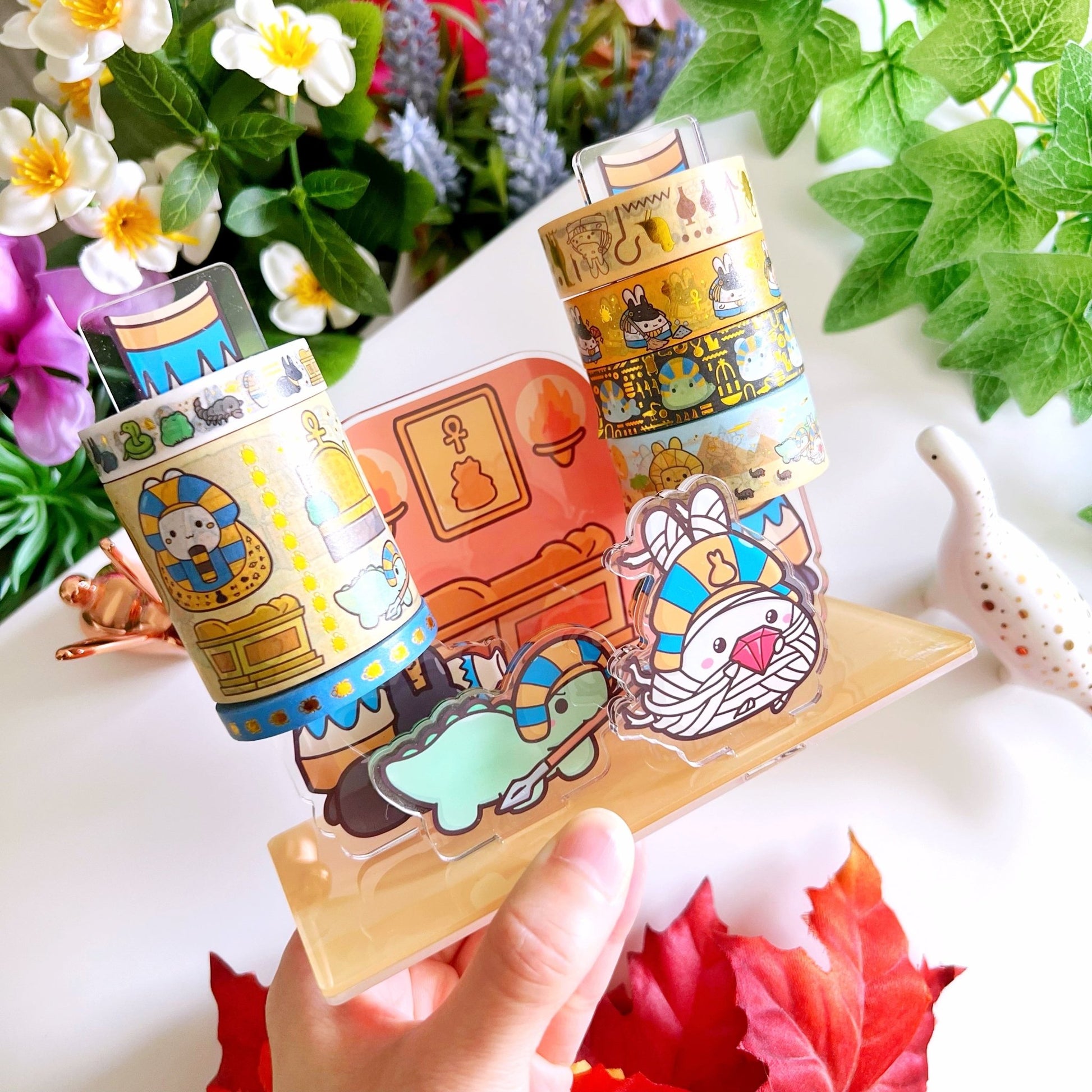 Lil' Romb Raider Washi Tower® & Notepad Stand - SumLilThings