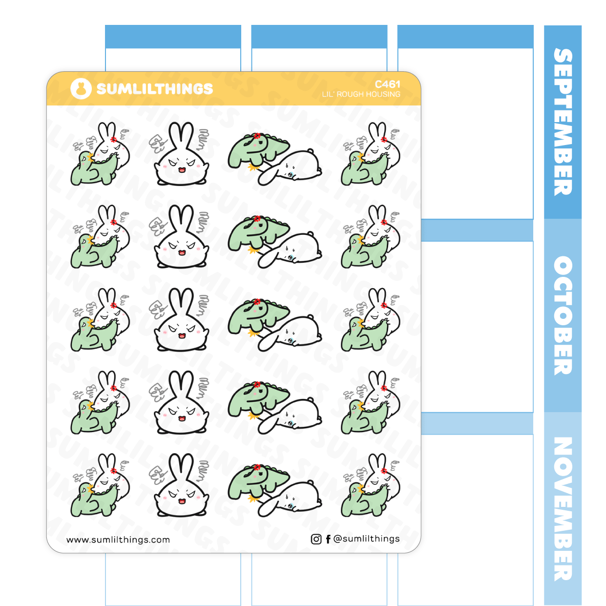 Lil' Rough Housing Stickers - SumLilThings