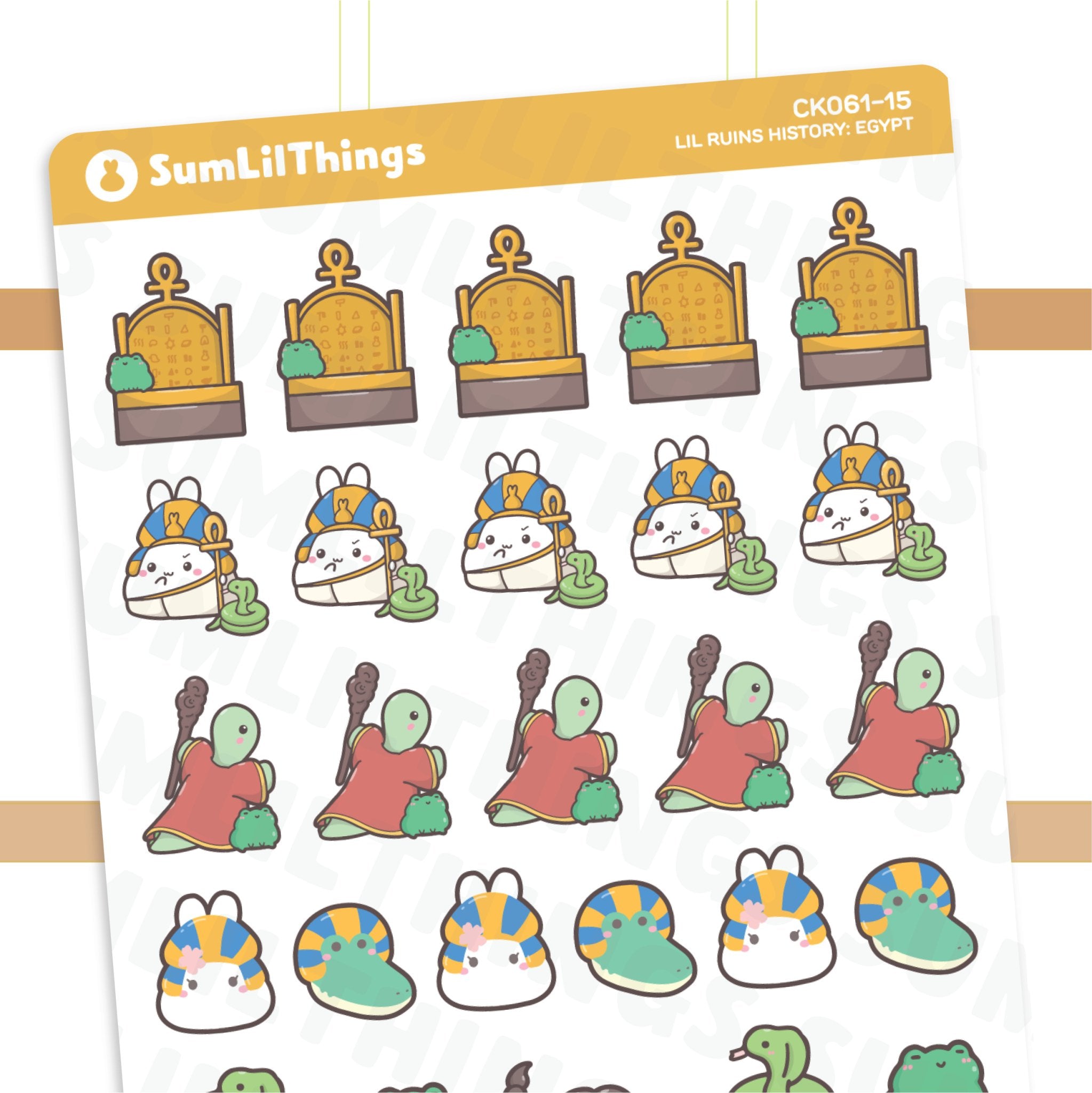 Lil Ruins History: Ancient Egypt Stickers - SumLilThings