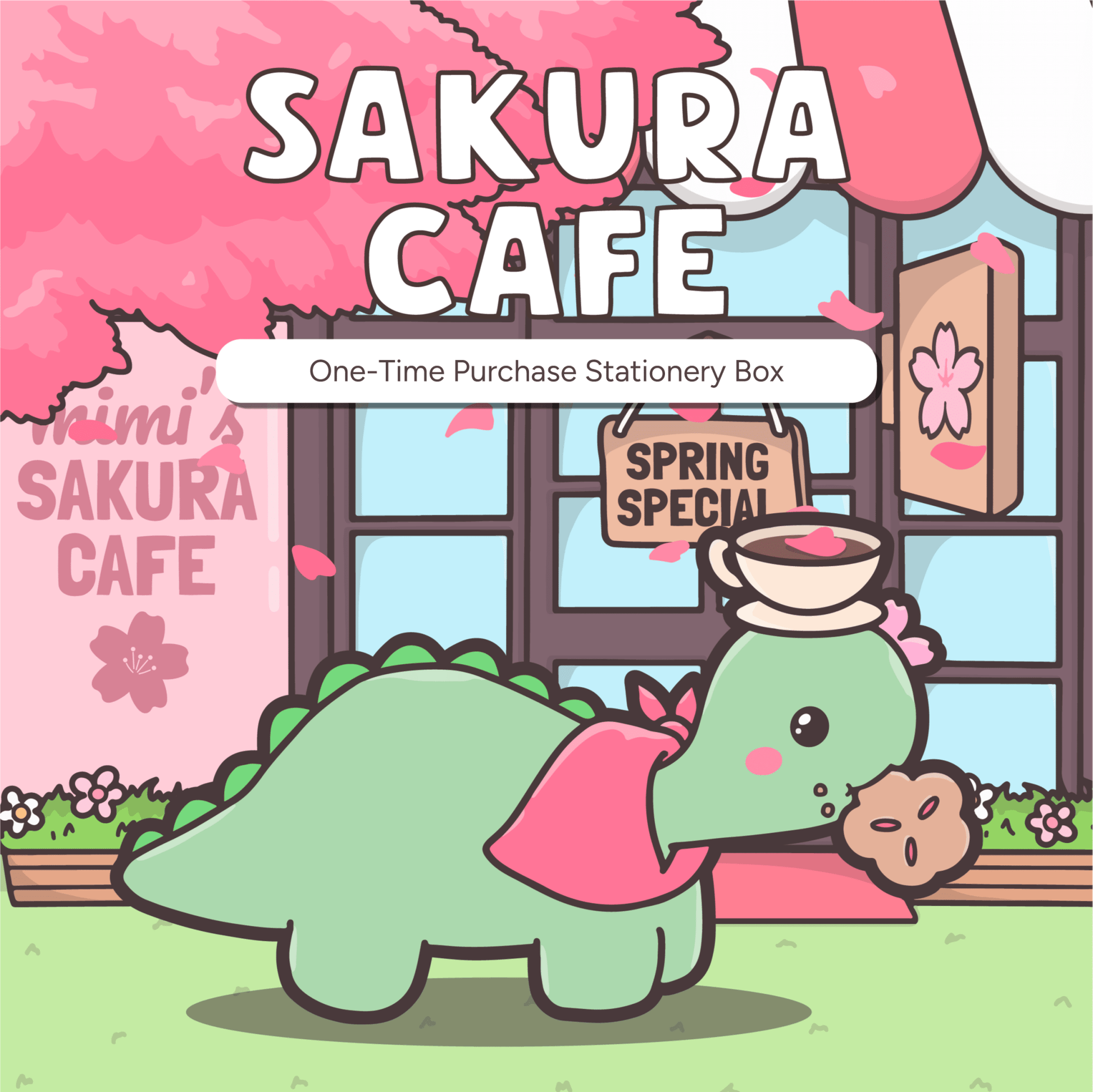 Lil' Sakura Cafe (April 2026) Stationery Box *Not Subscription* - SumLilThings