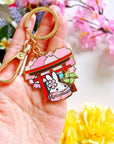 Lil' Sakura Petals - Pinwheel Keychain (Interactive Spinner) - SumLilThings