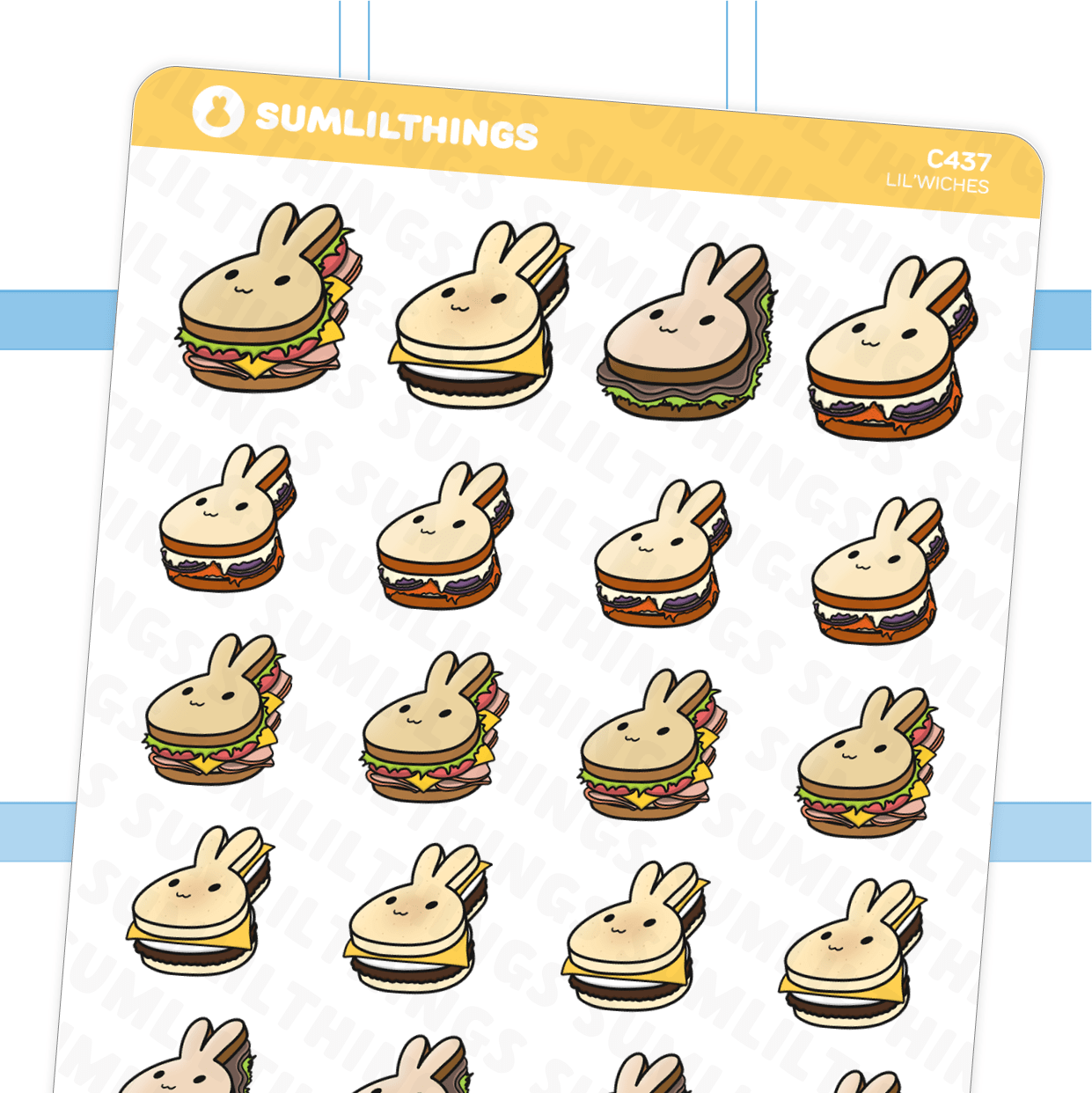 Lil' Sandwiches Stickers - SumLilThings