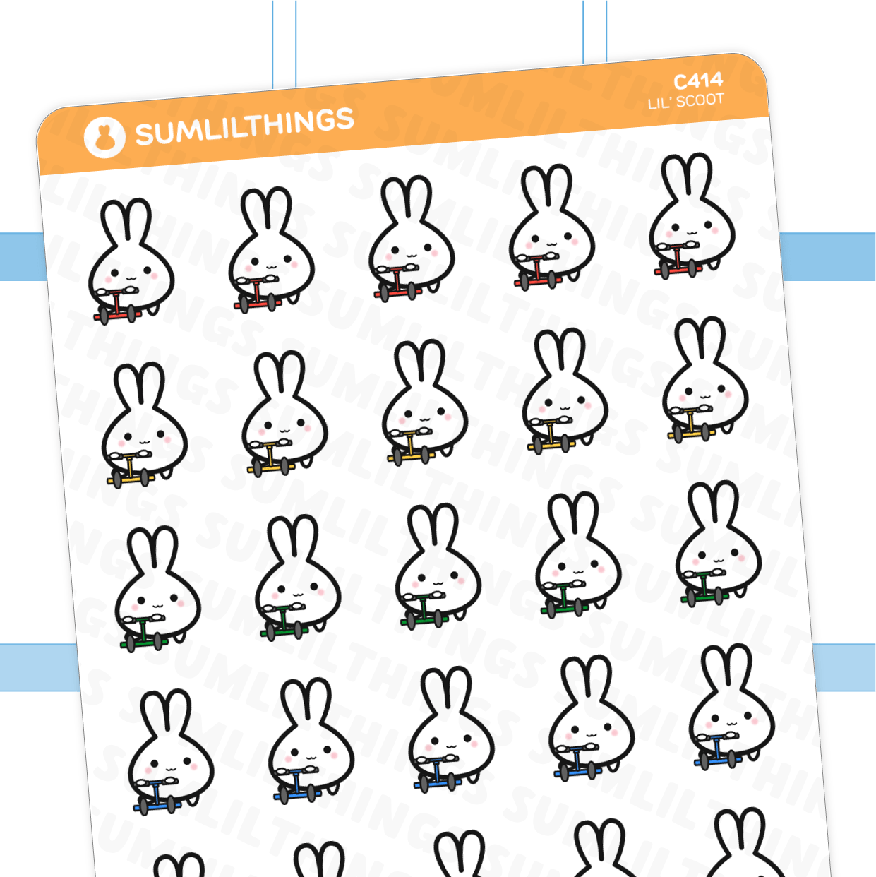 Lil' Scoot Stickers - SumLilThings
