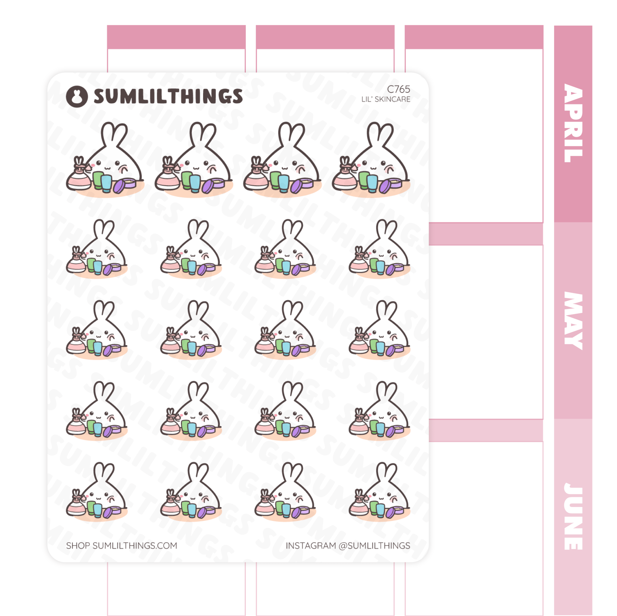 Lil' Skincare Stickers - SumLilThings