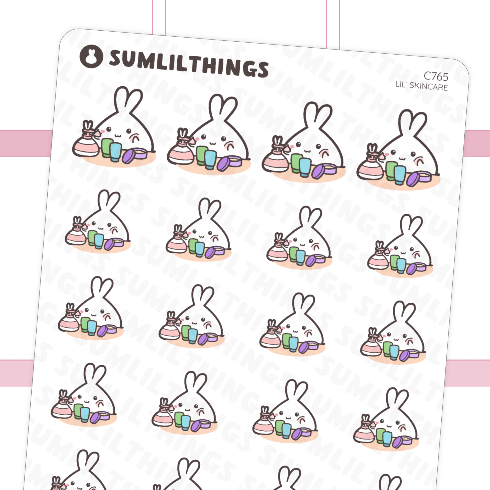 Lil' Skincare Stickers - SumLilThings