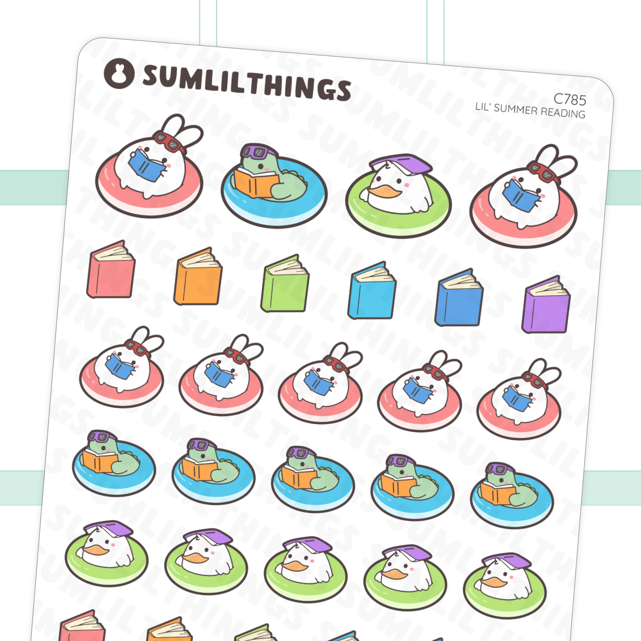 Lil’ Summer Reading Stickers - SumLilThings