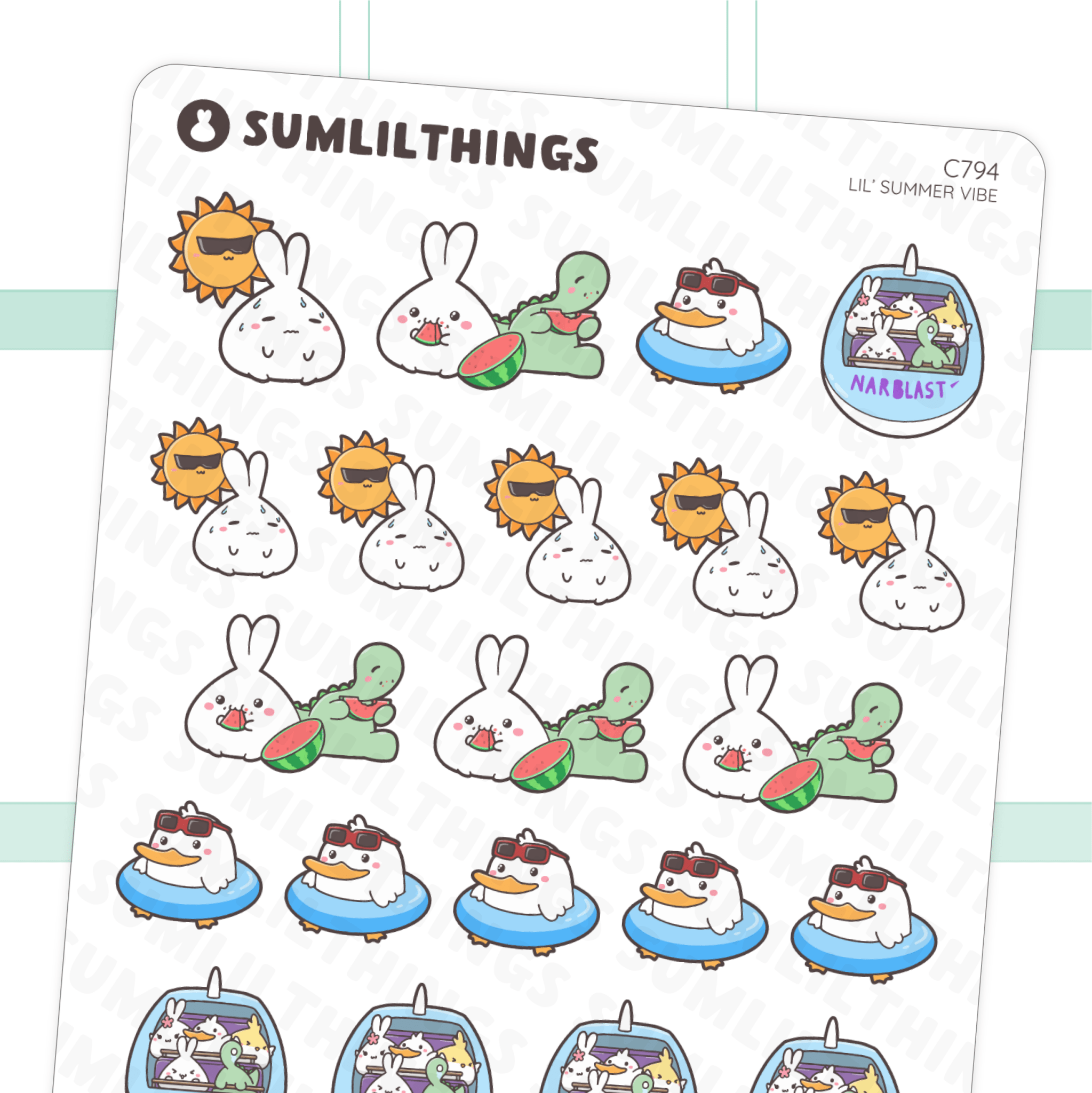 Lil’ Summer Vibe Stickers - SumLilThings