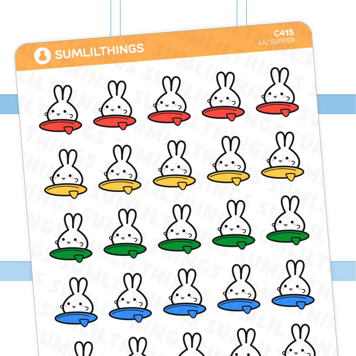 Lil' Surfer Stickers - SumLilThings