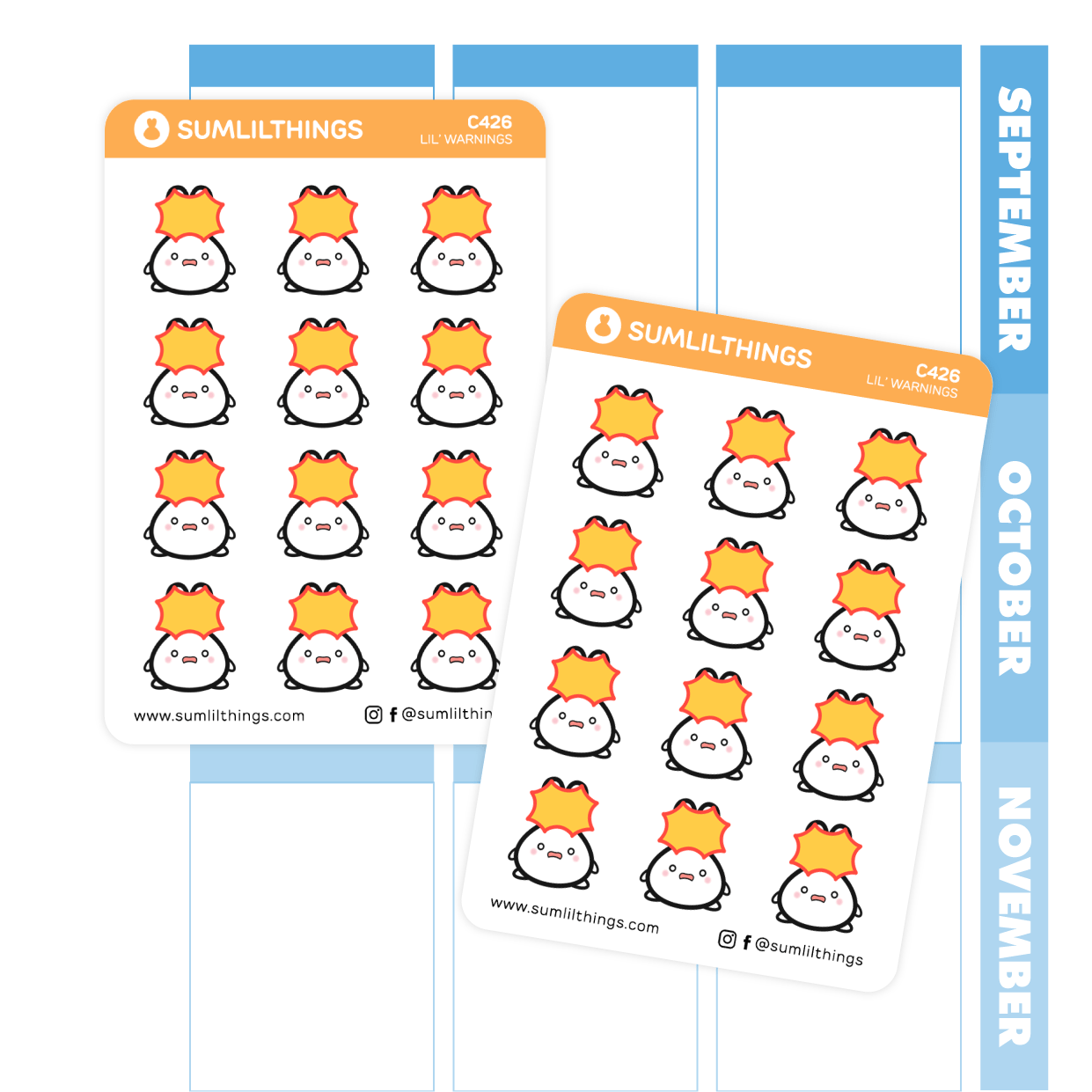 Lil' Warnings Stickers - SumLilThings