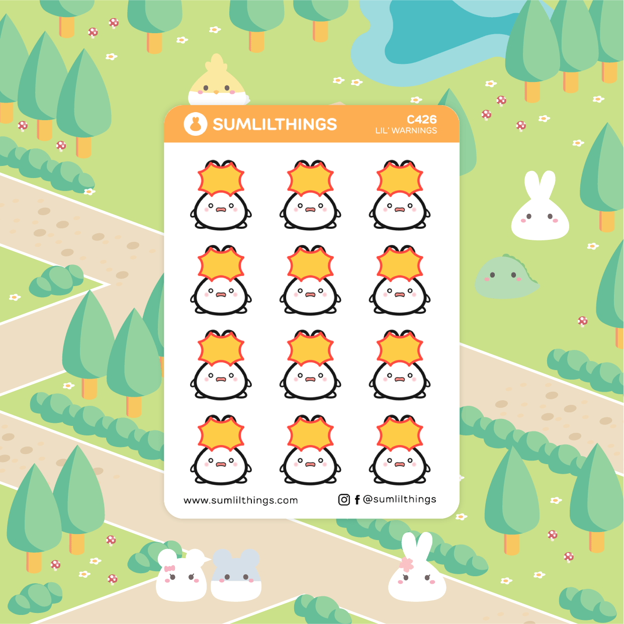 Lil' Warnings Stickers - SumLilThings