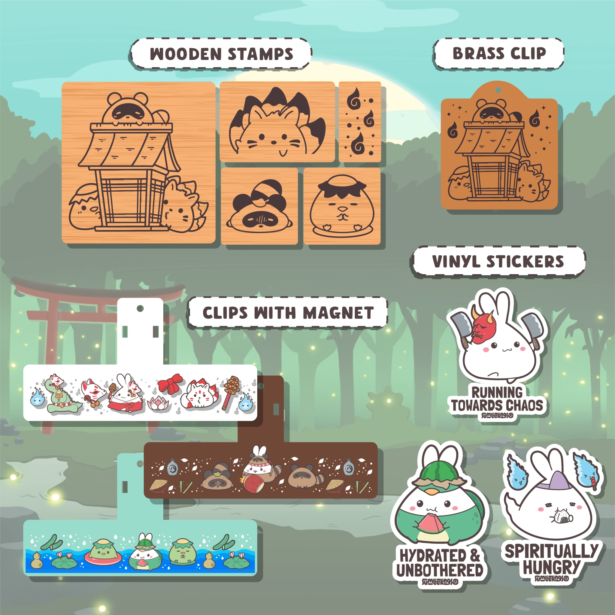 Lil' Yokai Festival Booster Pack (12 Items) - 20% OFF - SumLilThings
