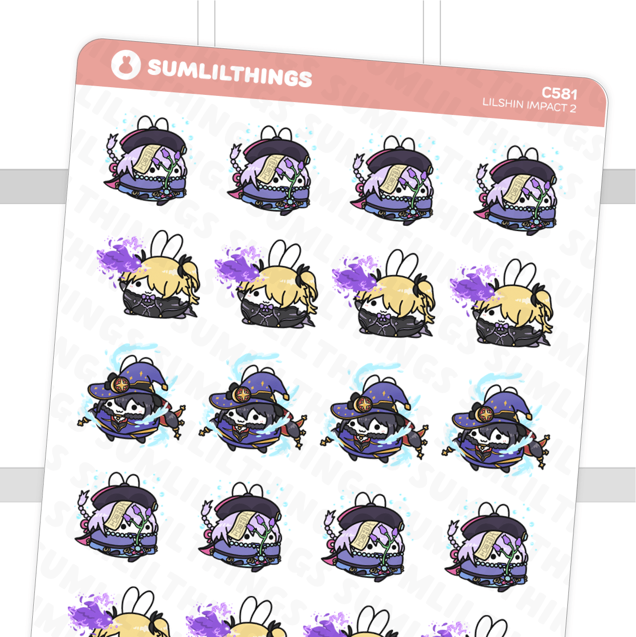 Lilshin Impact II Stickers - SumLilThings