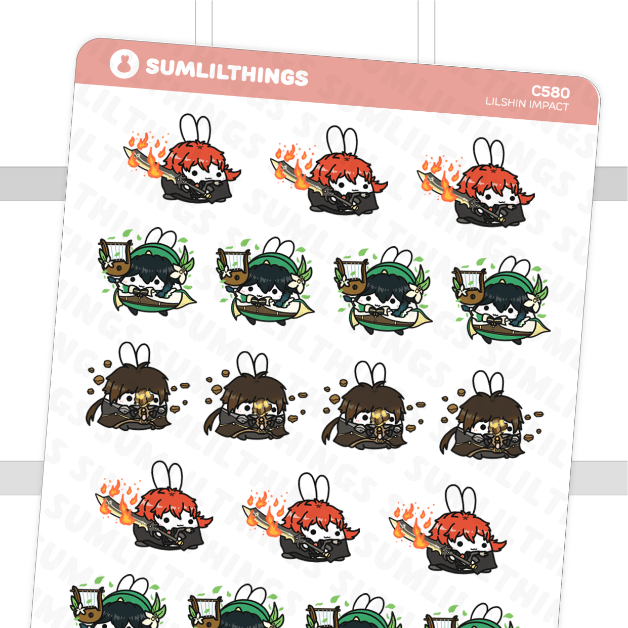 Lilshin Impact Stickers - SumLilThings