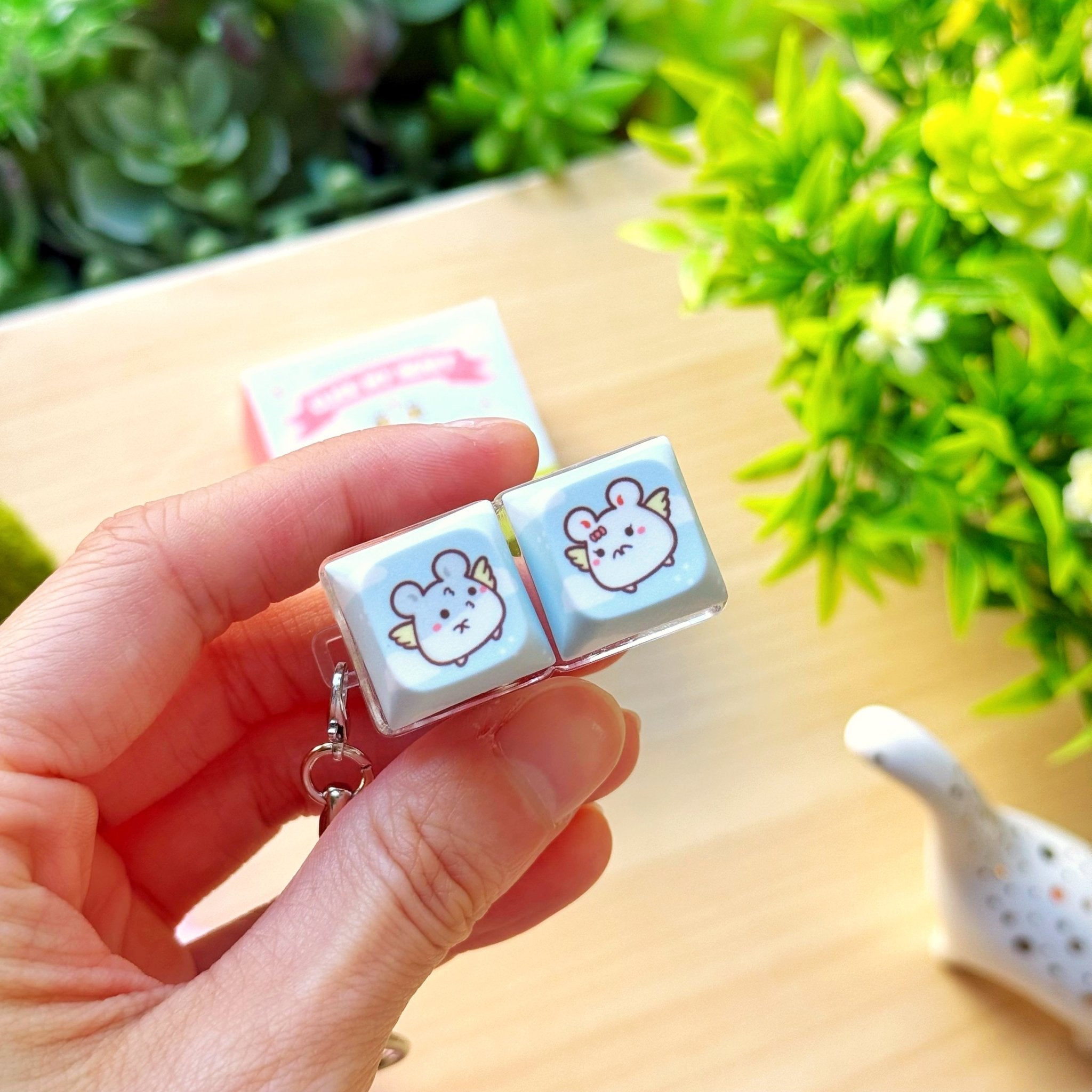 Love Notes Keyboard Fidget Keychain - SumLilThings