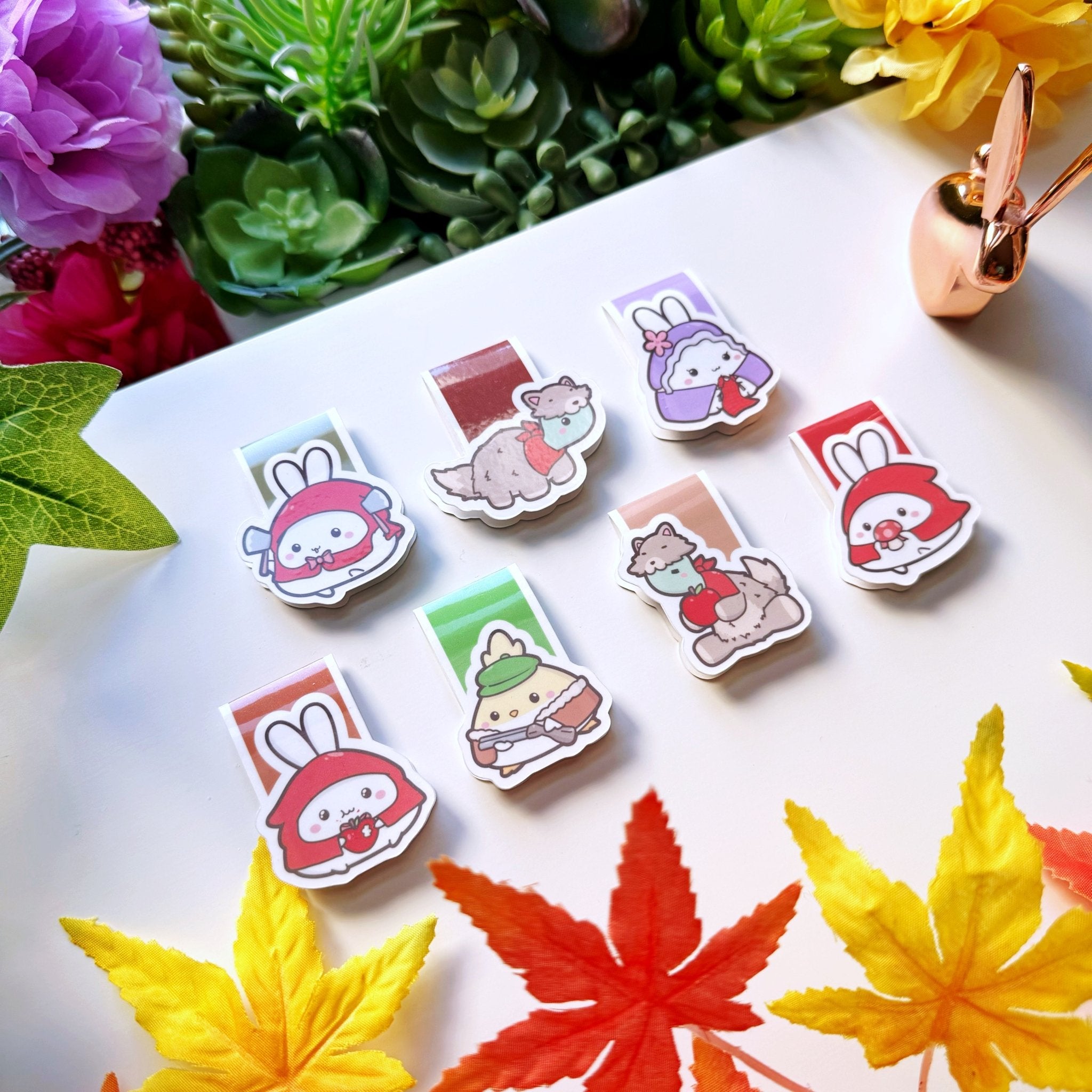 Magnetic Bookmark - Lil' Red Riding Tales (7 Designs) - SumLilThings